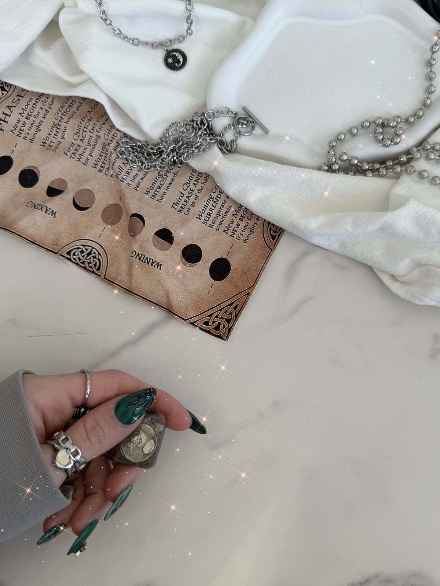 Mini square Roman coin