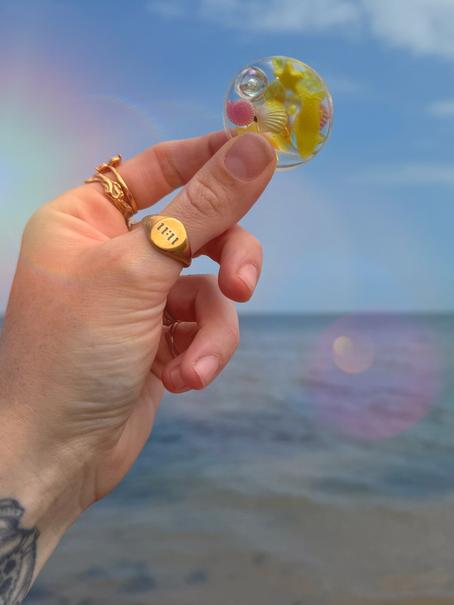 Chunky orb: yellow sting ray