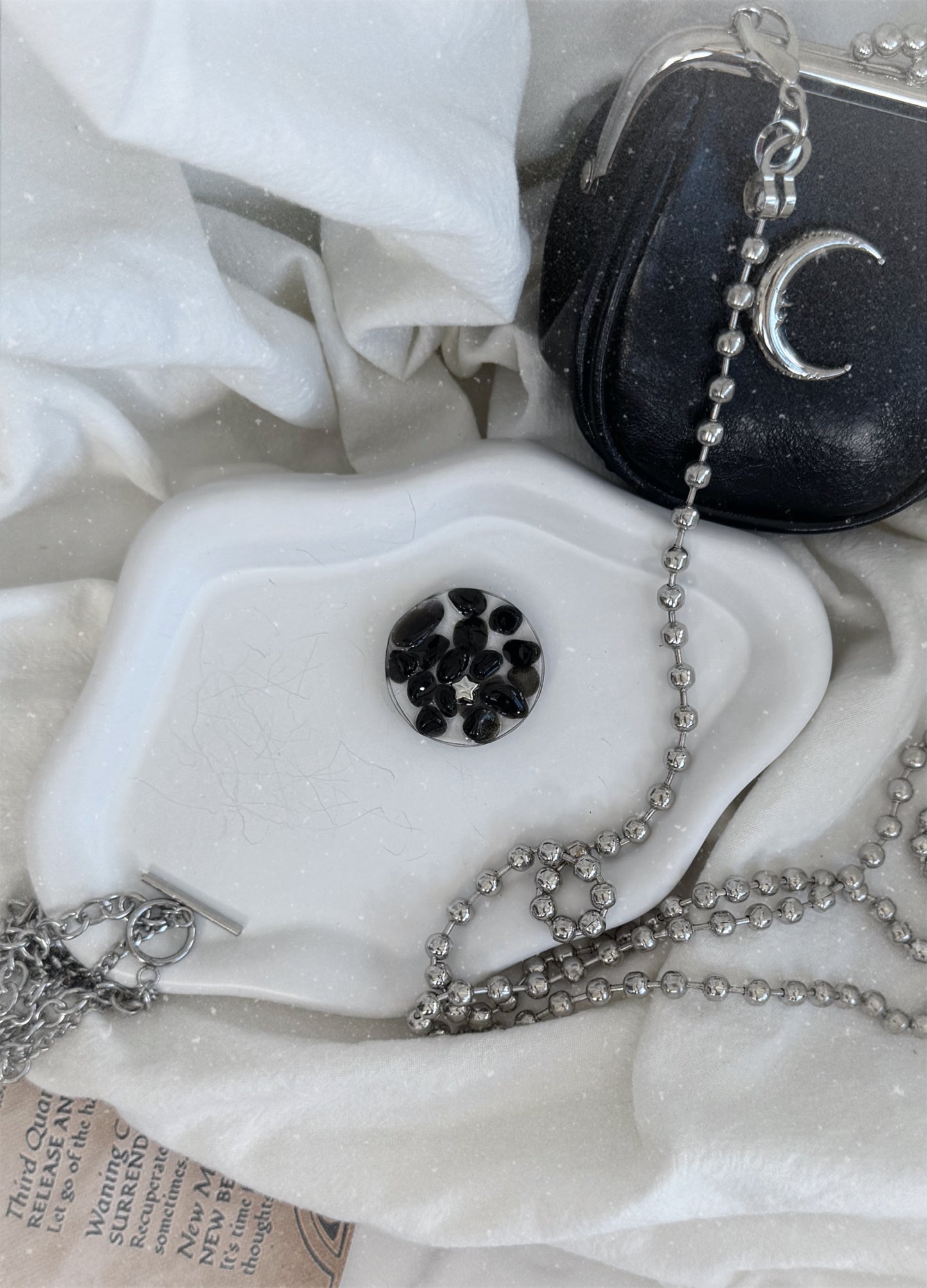 Micro orb: black jasper cave