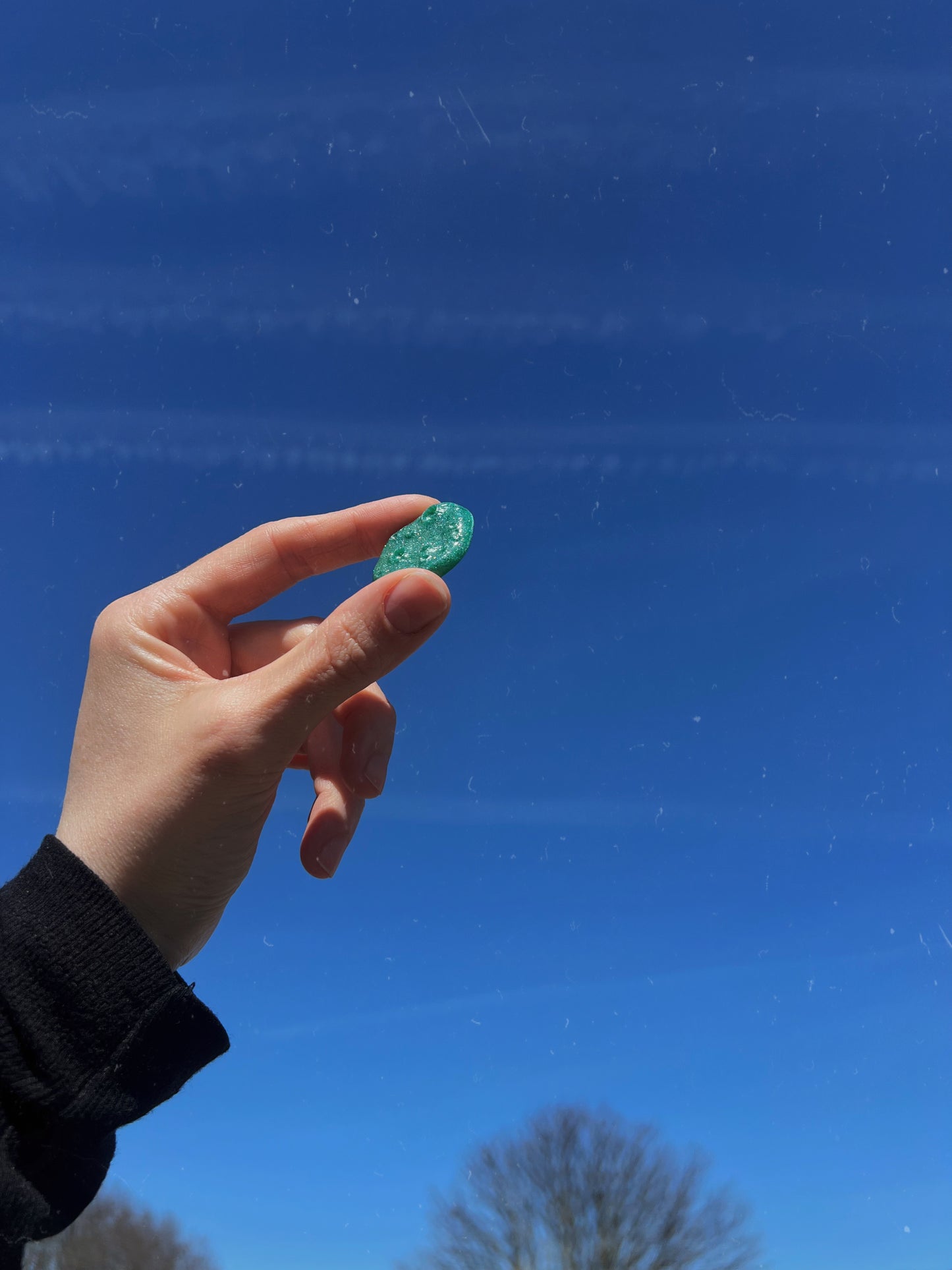 Moon rock: Green sparkle