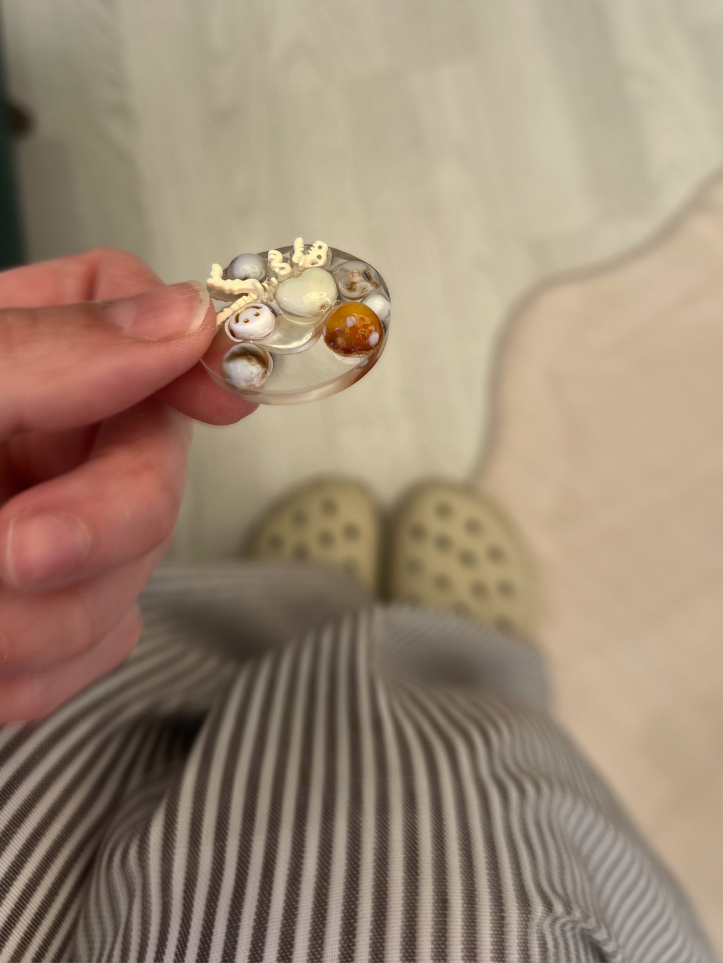 Micro orb: sad beige baby