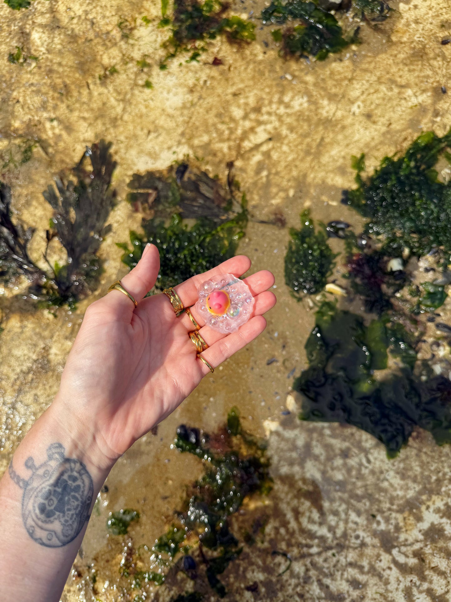 Orange jelly: Geode orb 101