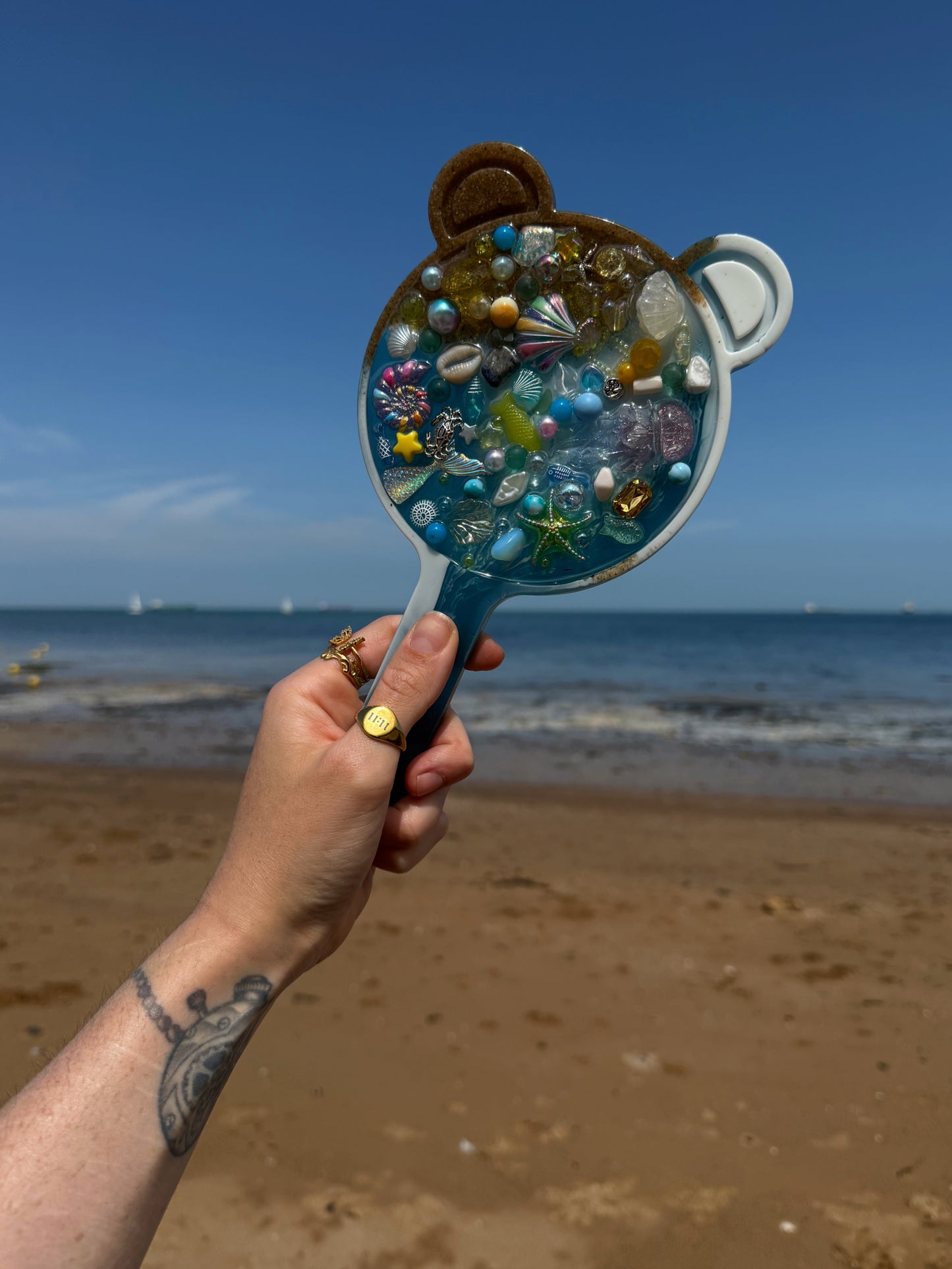The beach bear mirror