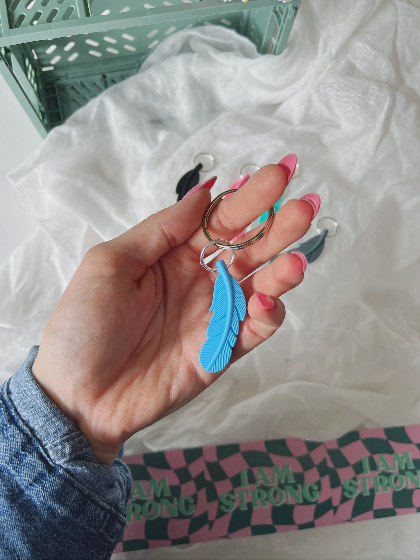 30mm keyring