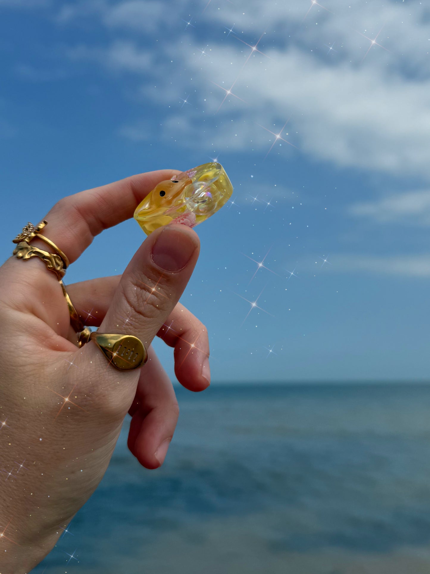 Chunky orb: yellow sting ray