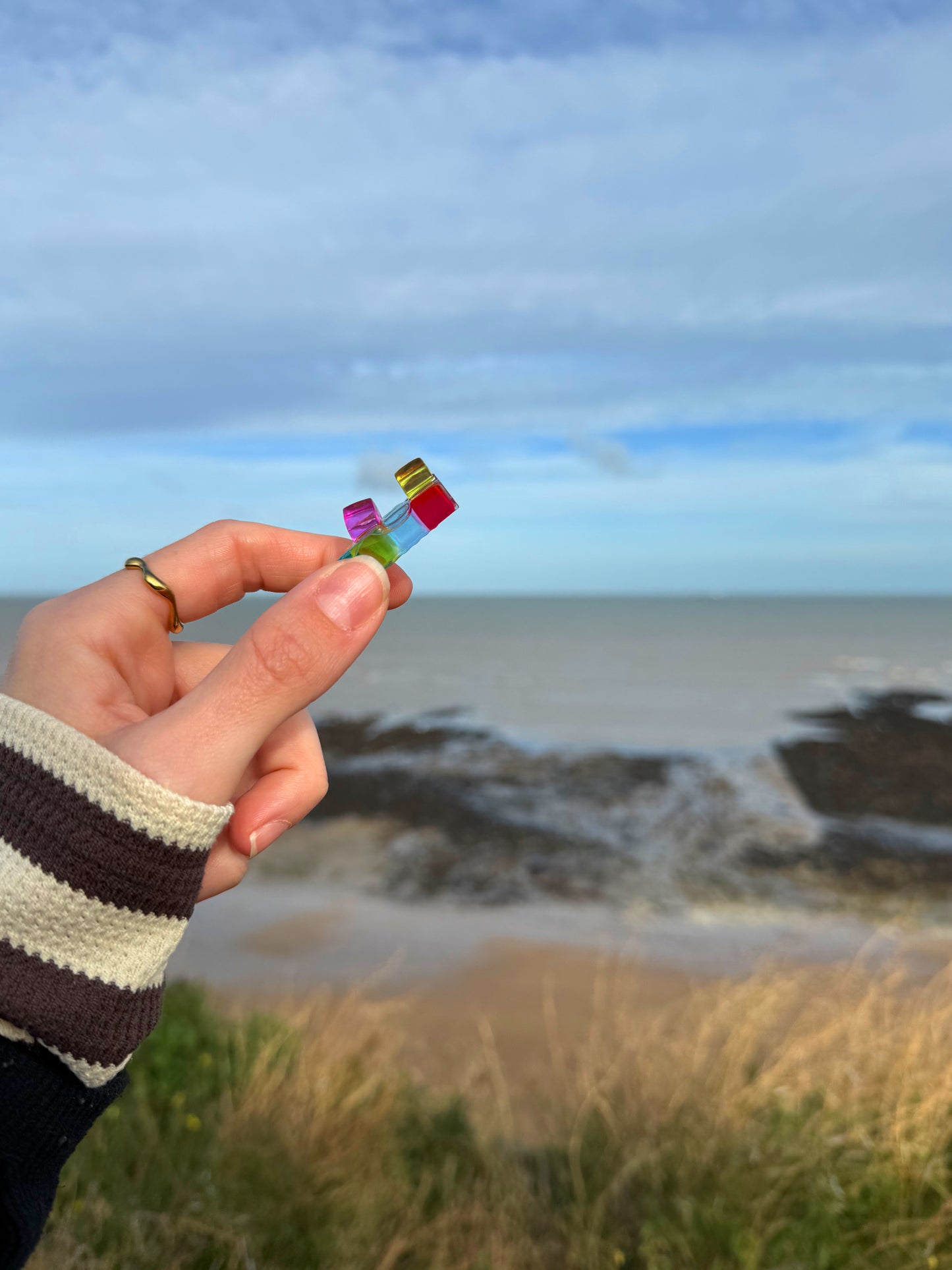 Colour block pebble 31