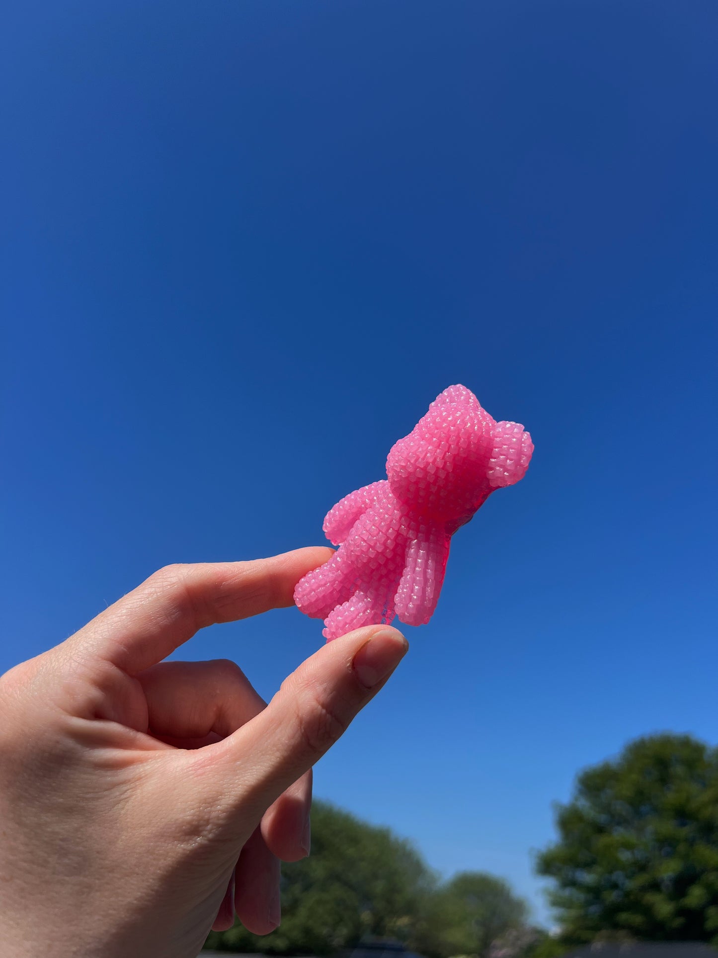 Jagger bear pink axolotl