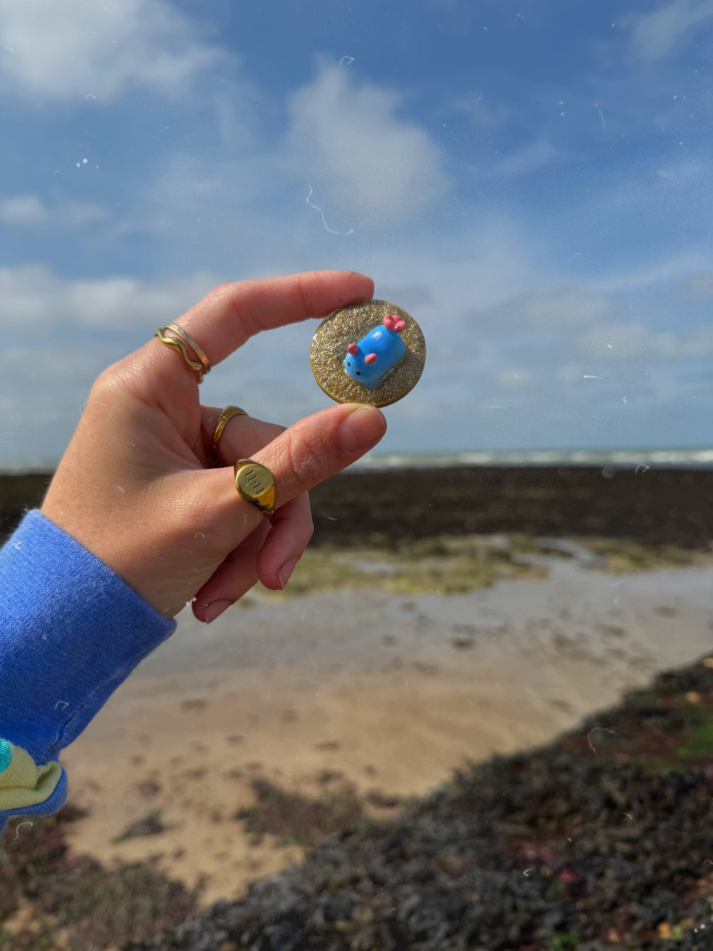 Holographic orb: blue sea slug