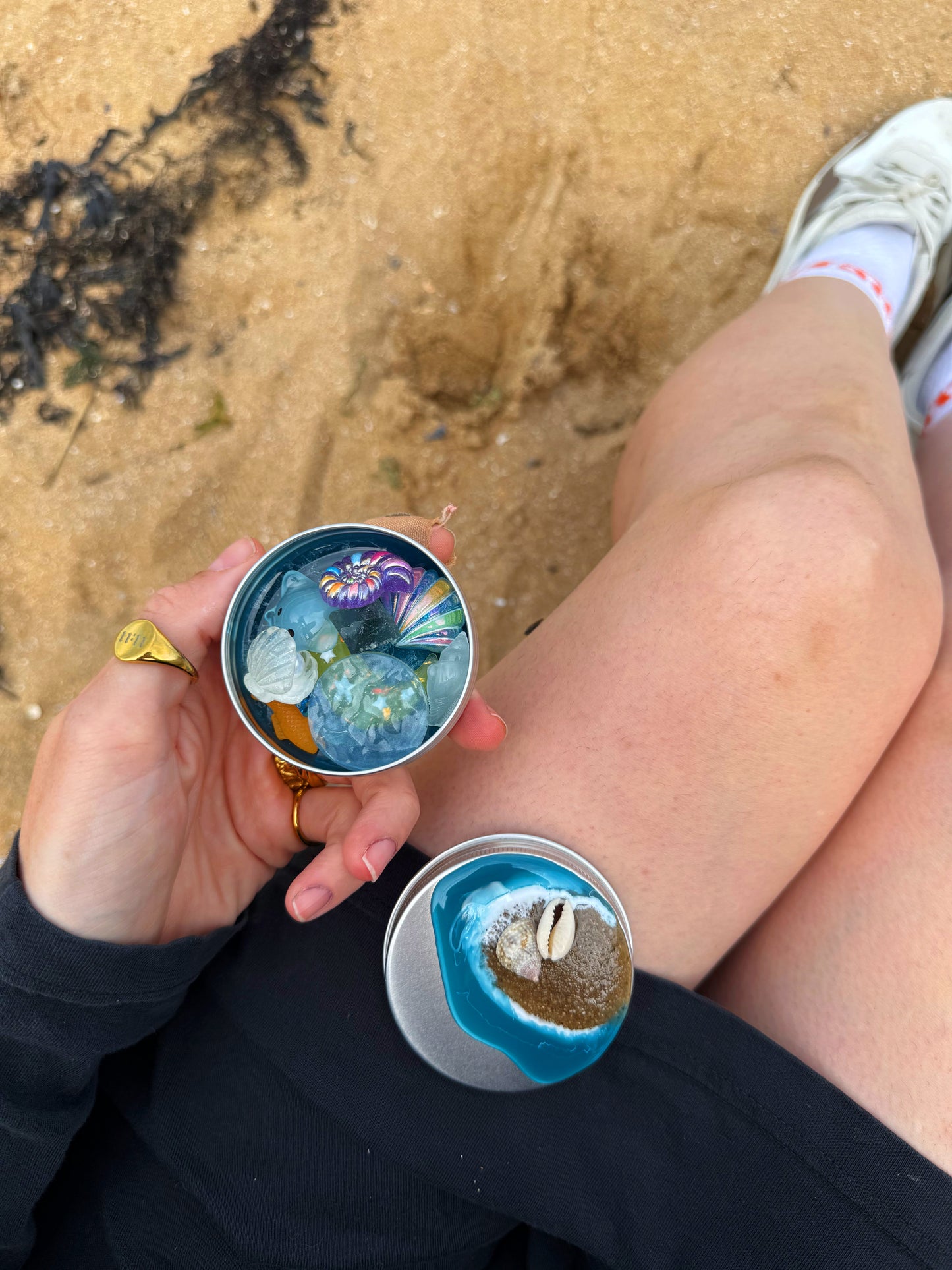 Trinket tin: ocean