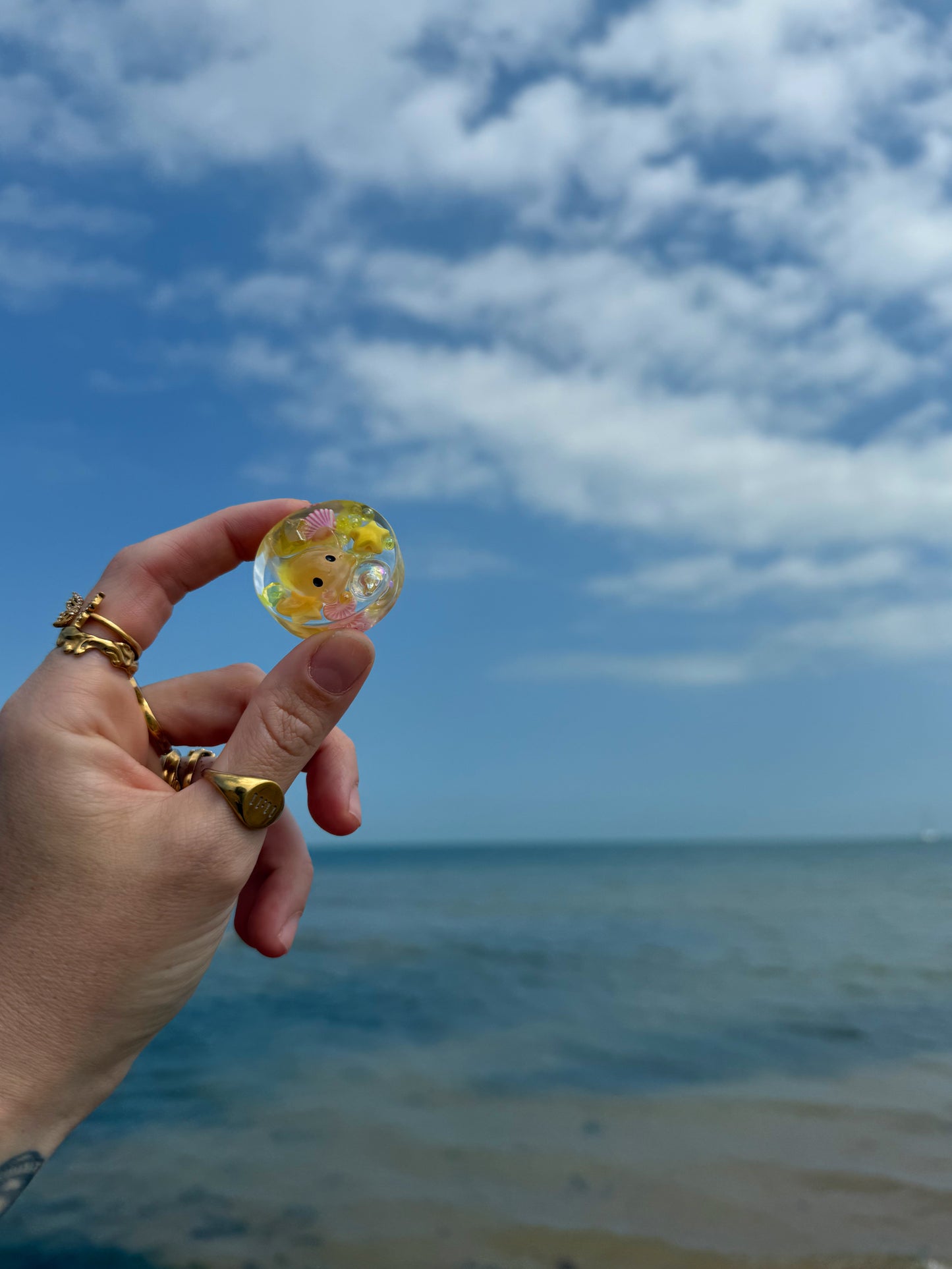Chunky orb: yellow sting ray