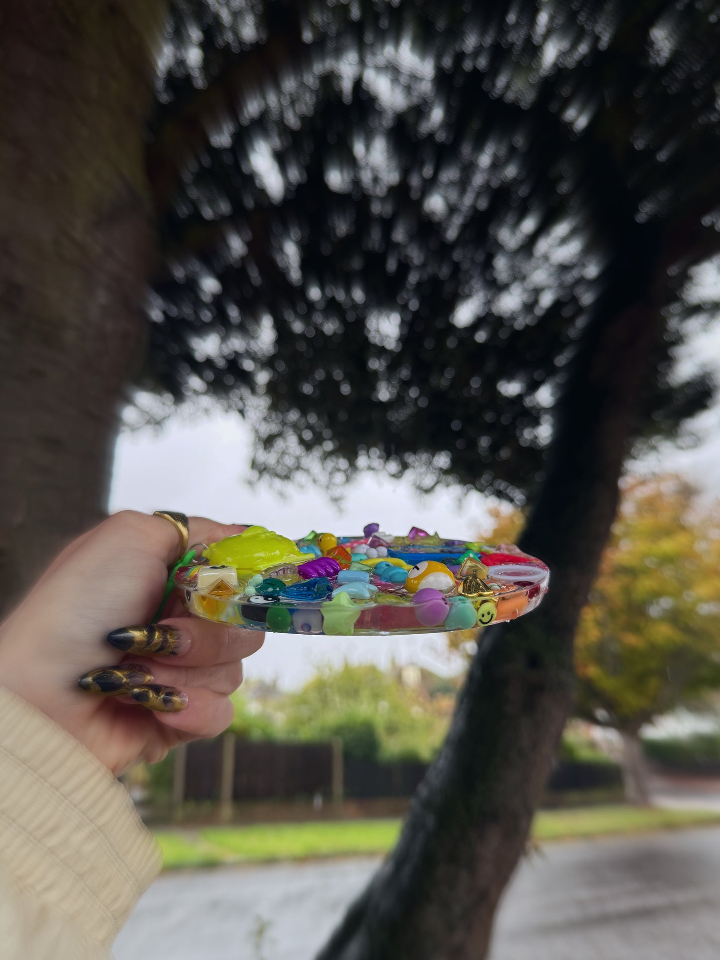 Circle rainbow ripple 5