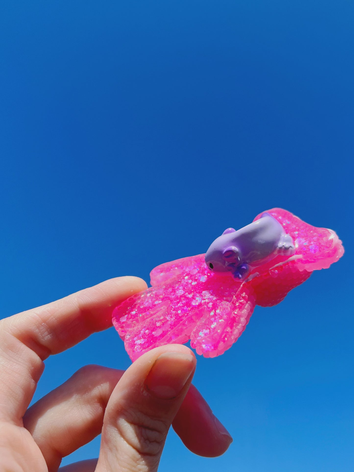 Jagger bear pink axolotl