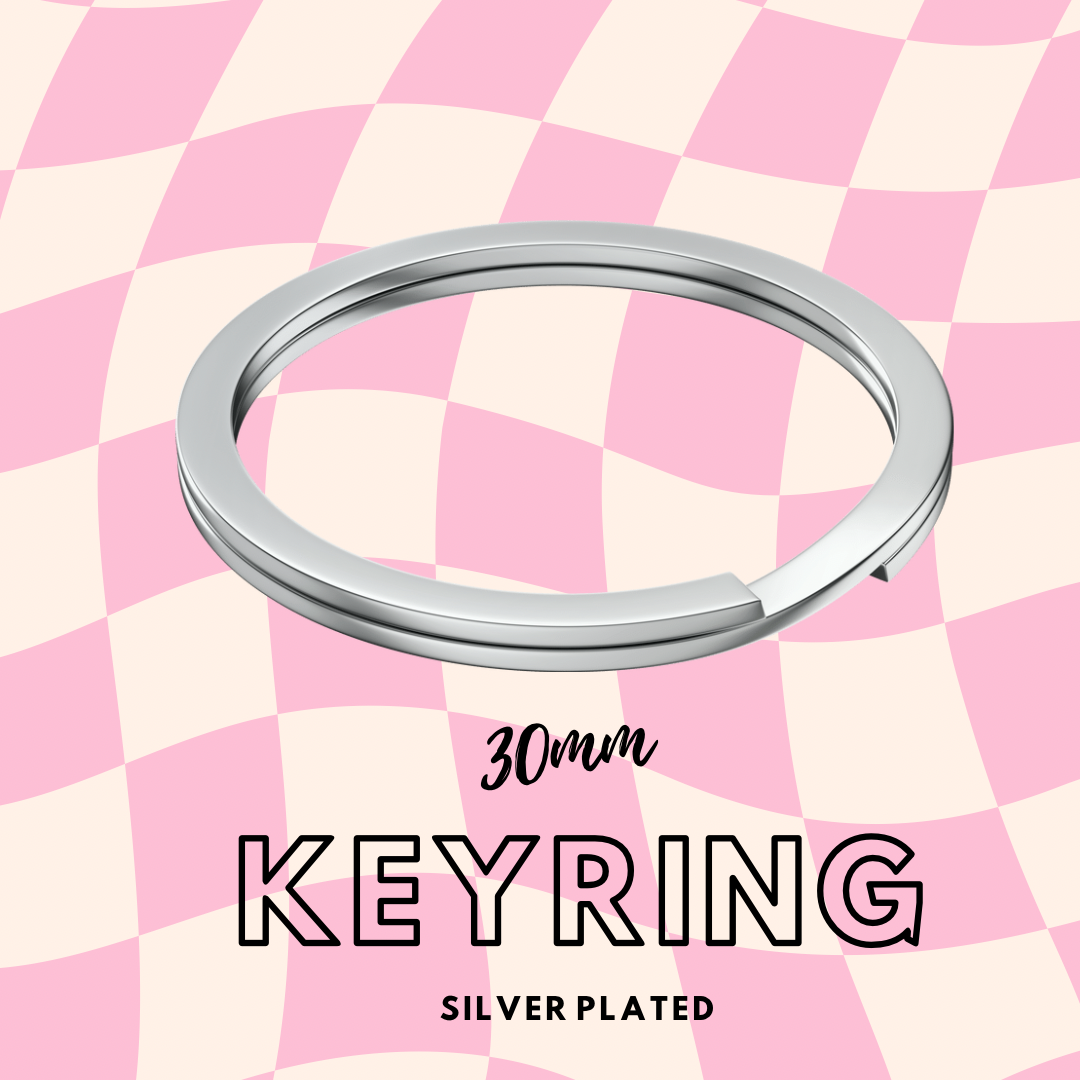 30mm keyring
