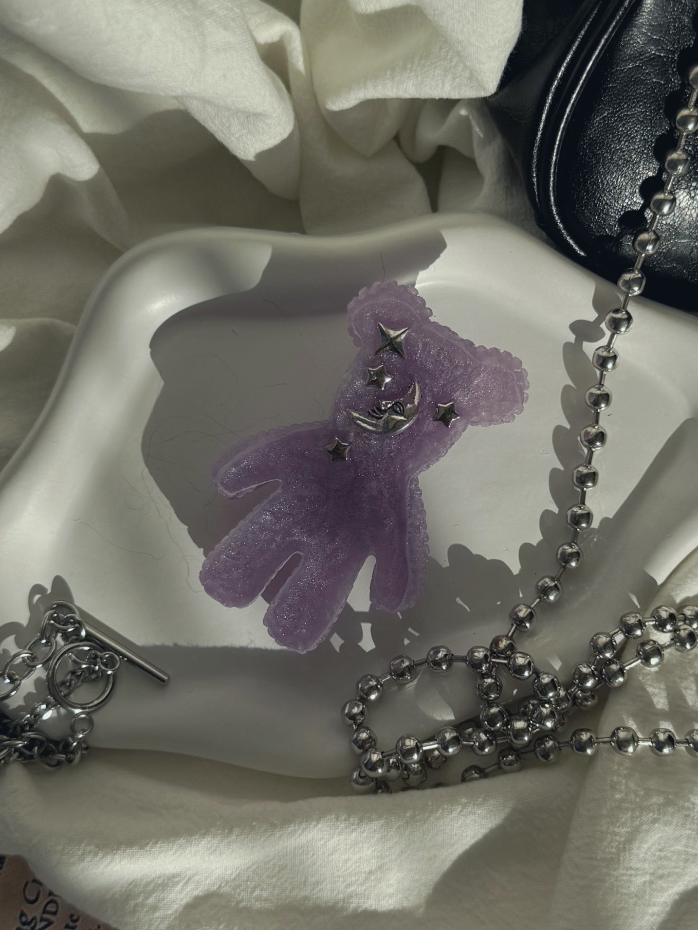 Jagger bear: purple moon catcher