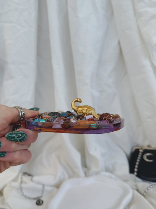 Pentagon purple & gold