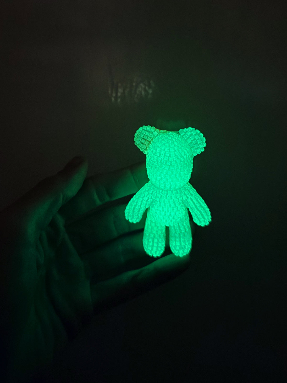 Jagger bear: pumpkin duck green glow
