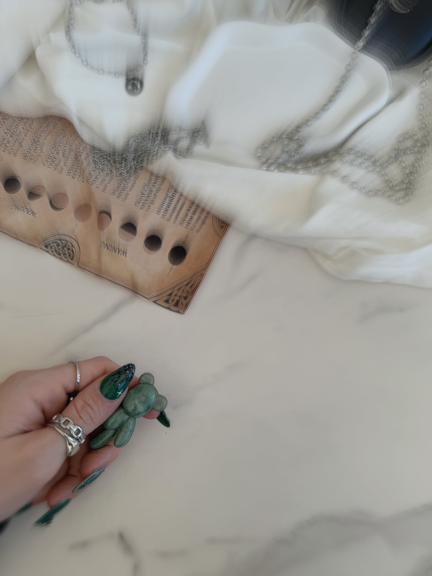 Worry bear: fairy garden safe spike