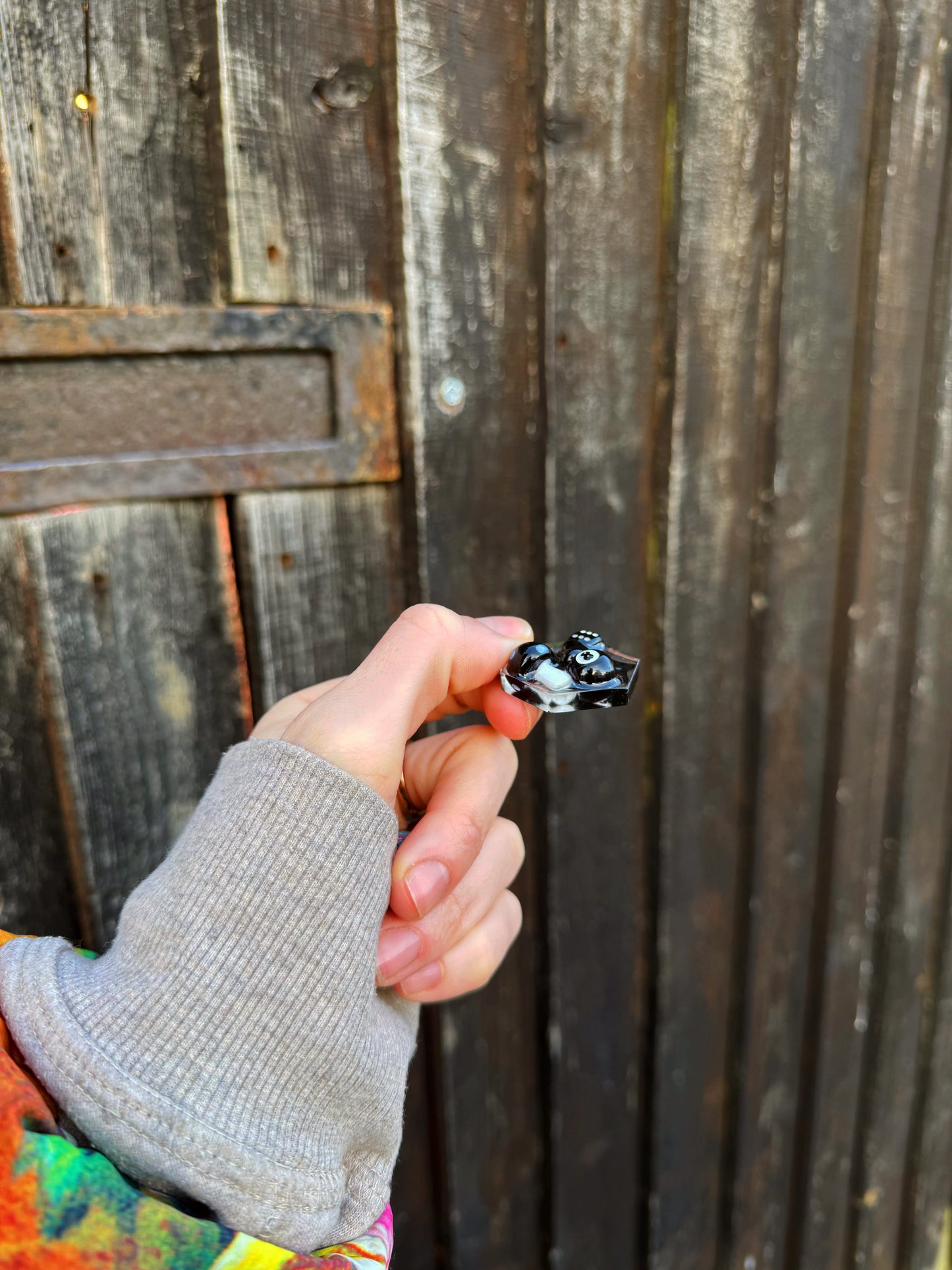 Mini hexagon: black & white