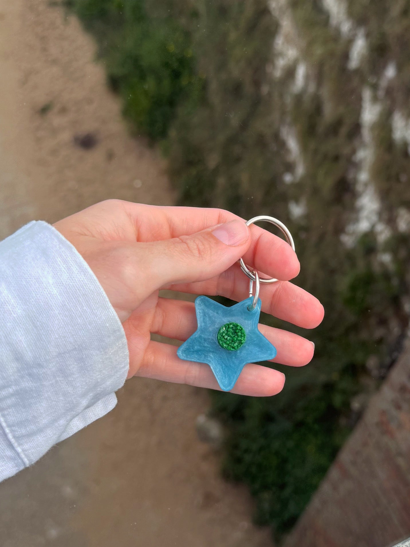 Bella star: geode charm
