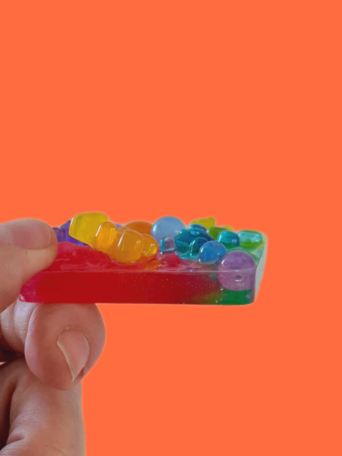 A bowl of gummy bears : square mini tinker