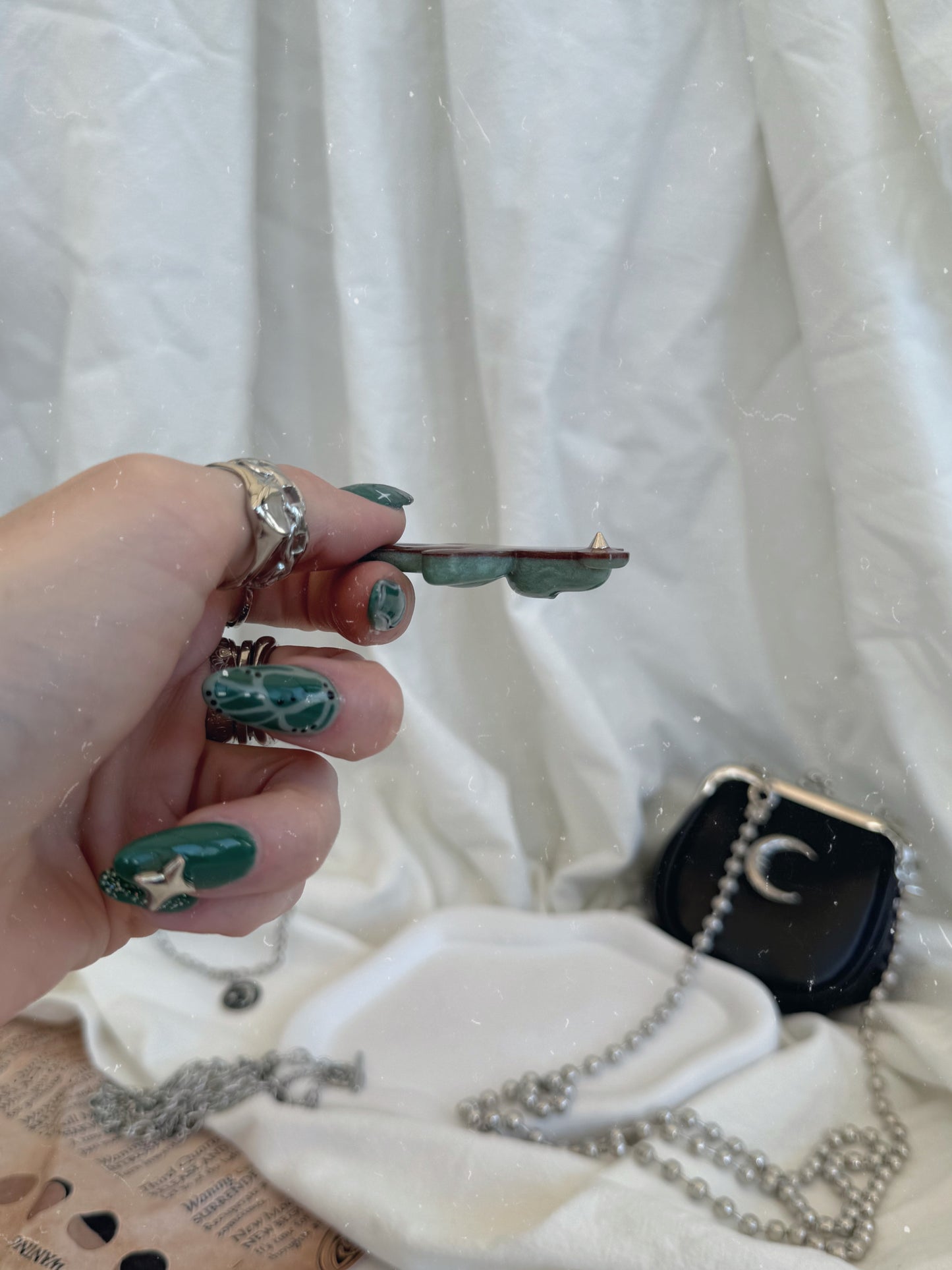 Worry bear: fairy garden safe spike