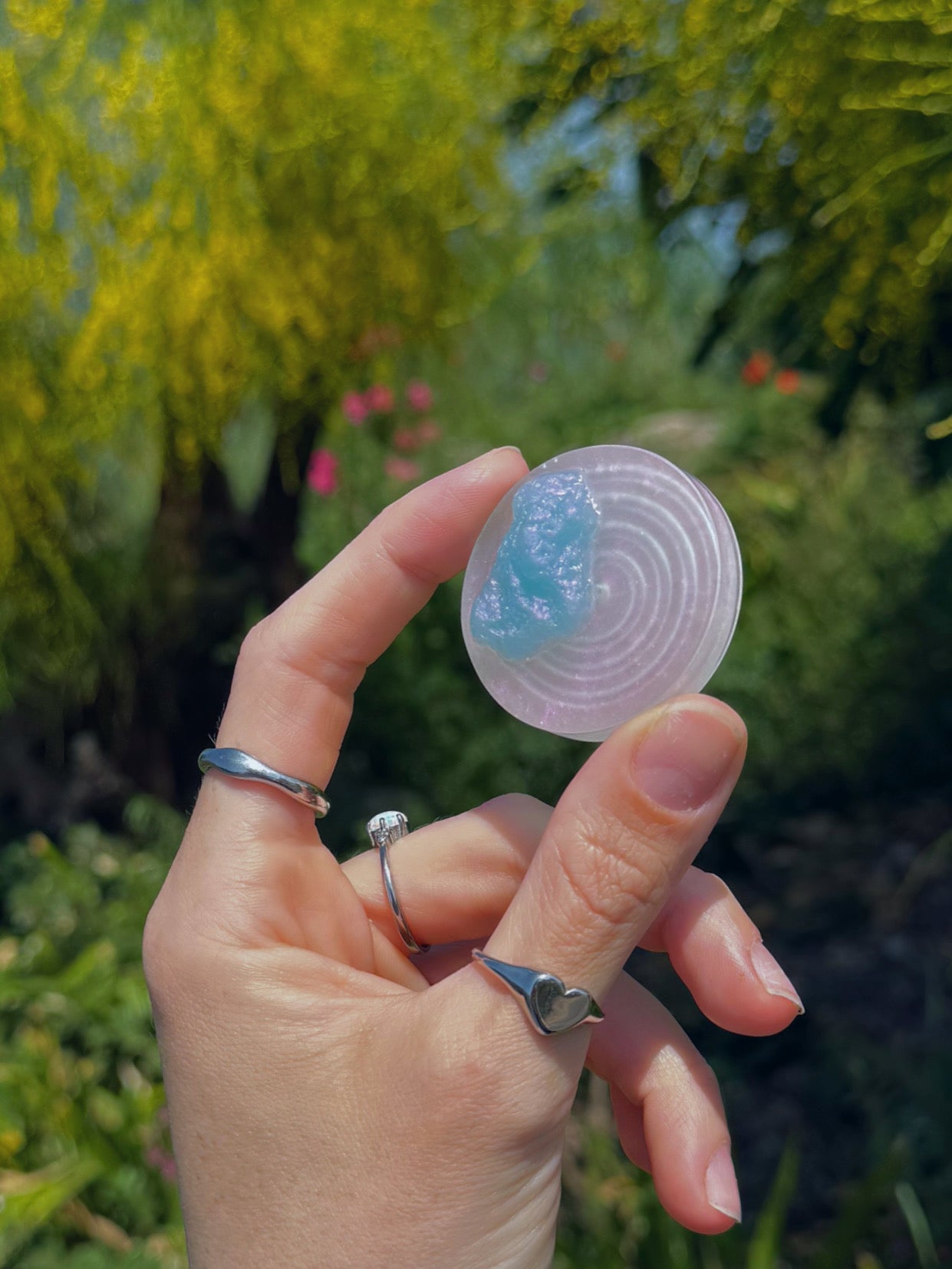 micro ripple: blue rock