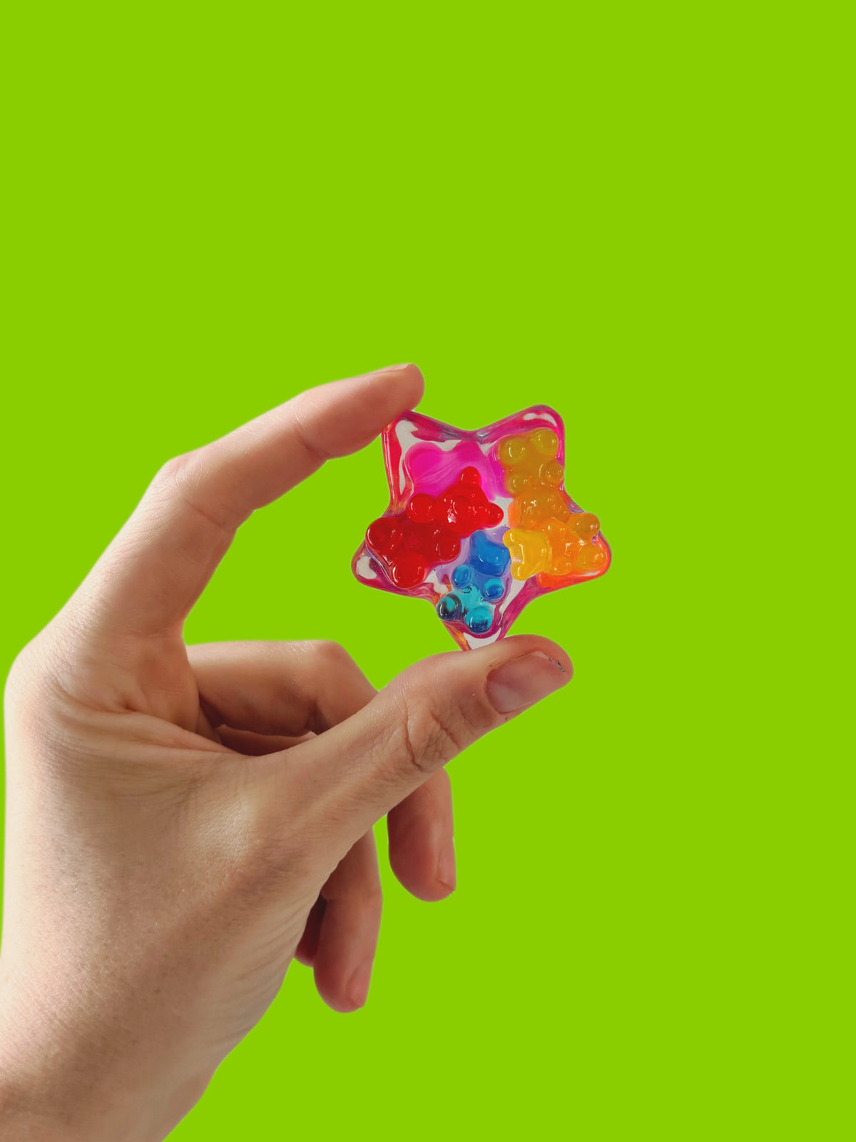 Water star: gummy bear