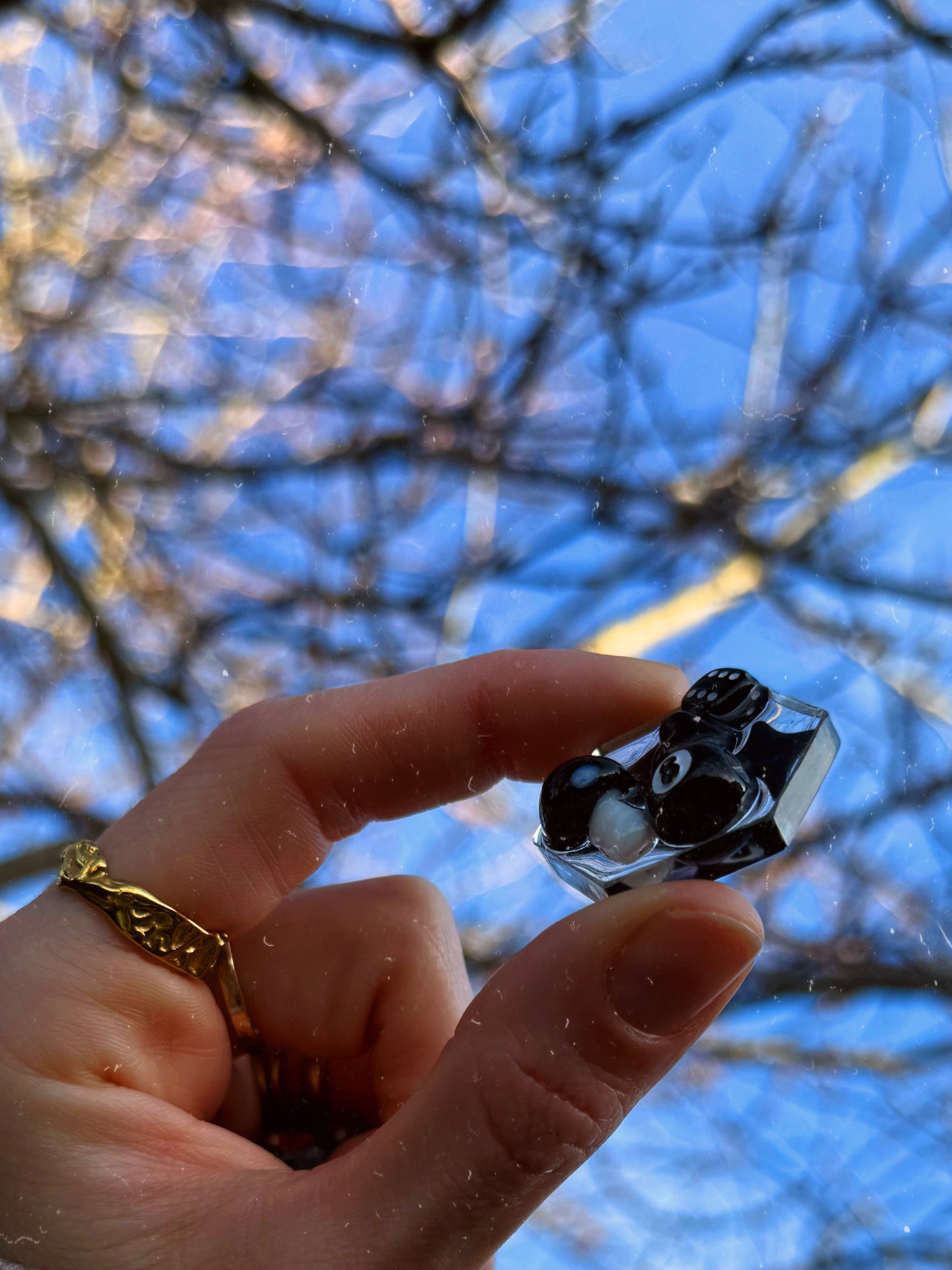 Mini hexagon: black & white