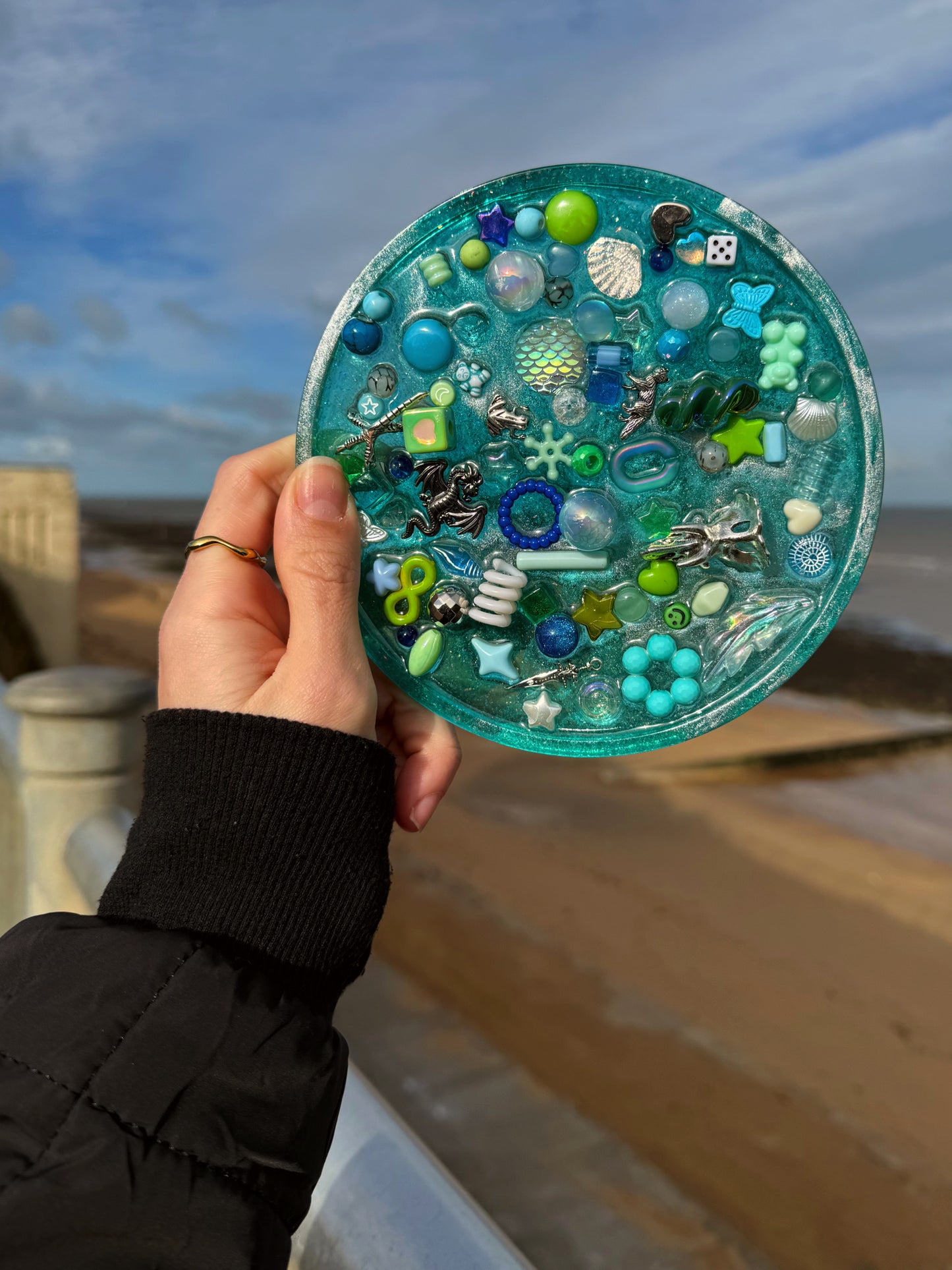 Winter magic sensory plate 151