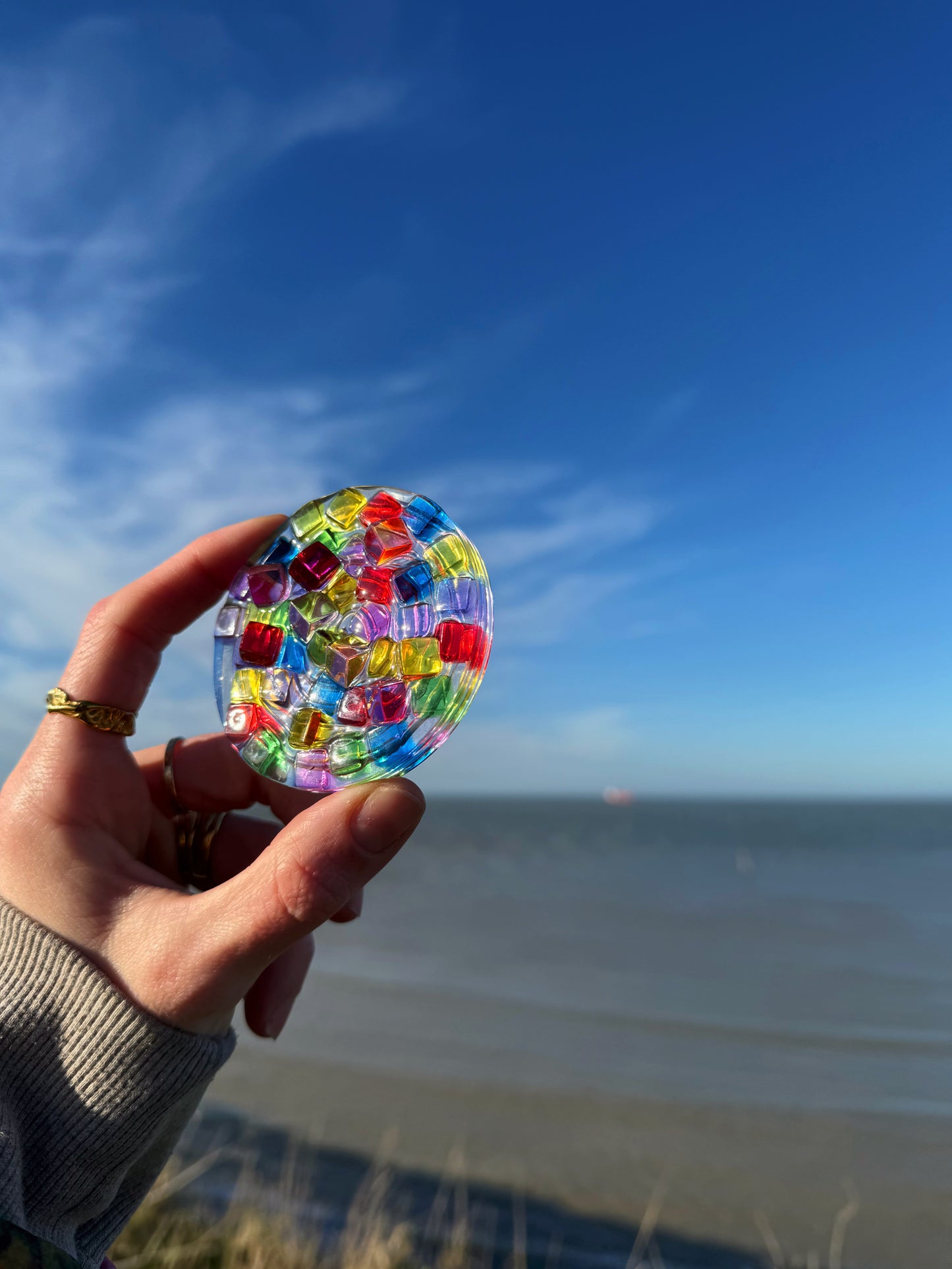 Big small ripple: colour block