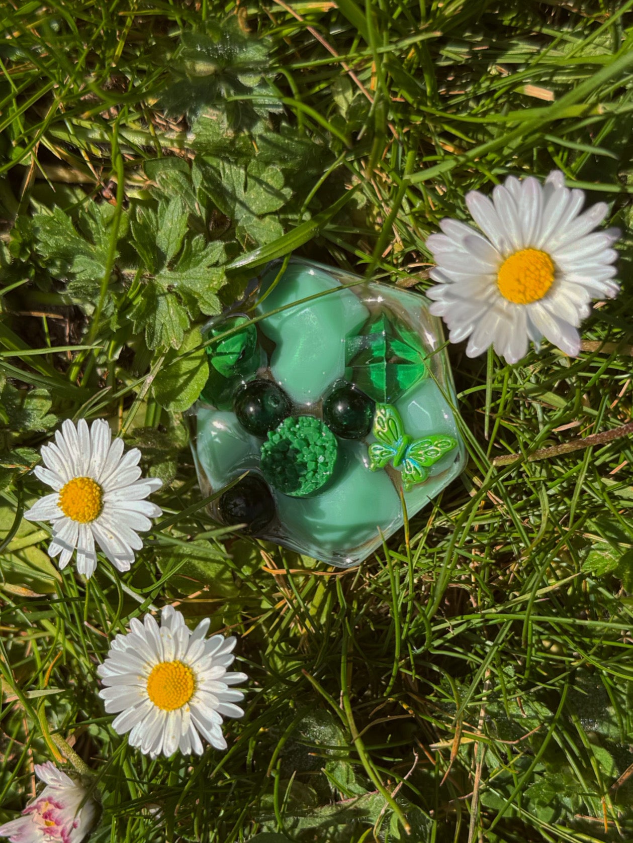 The geode and the frog XL hexagon