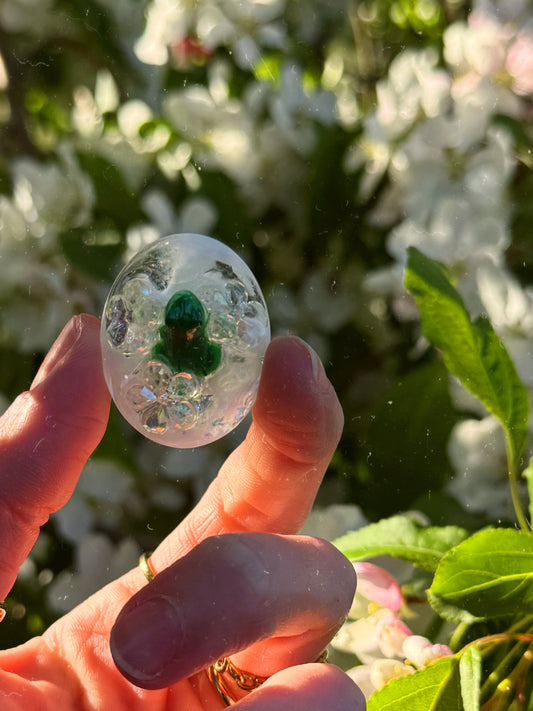 Flower frog micro oval