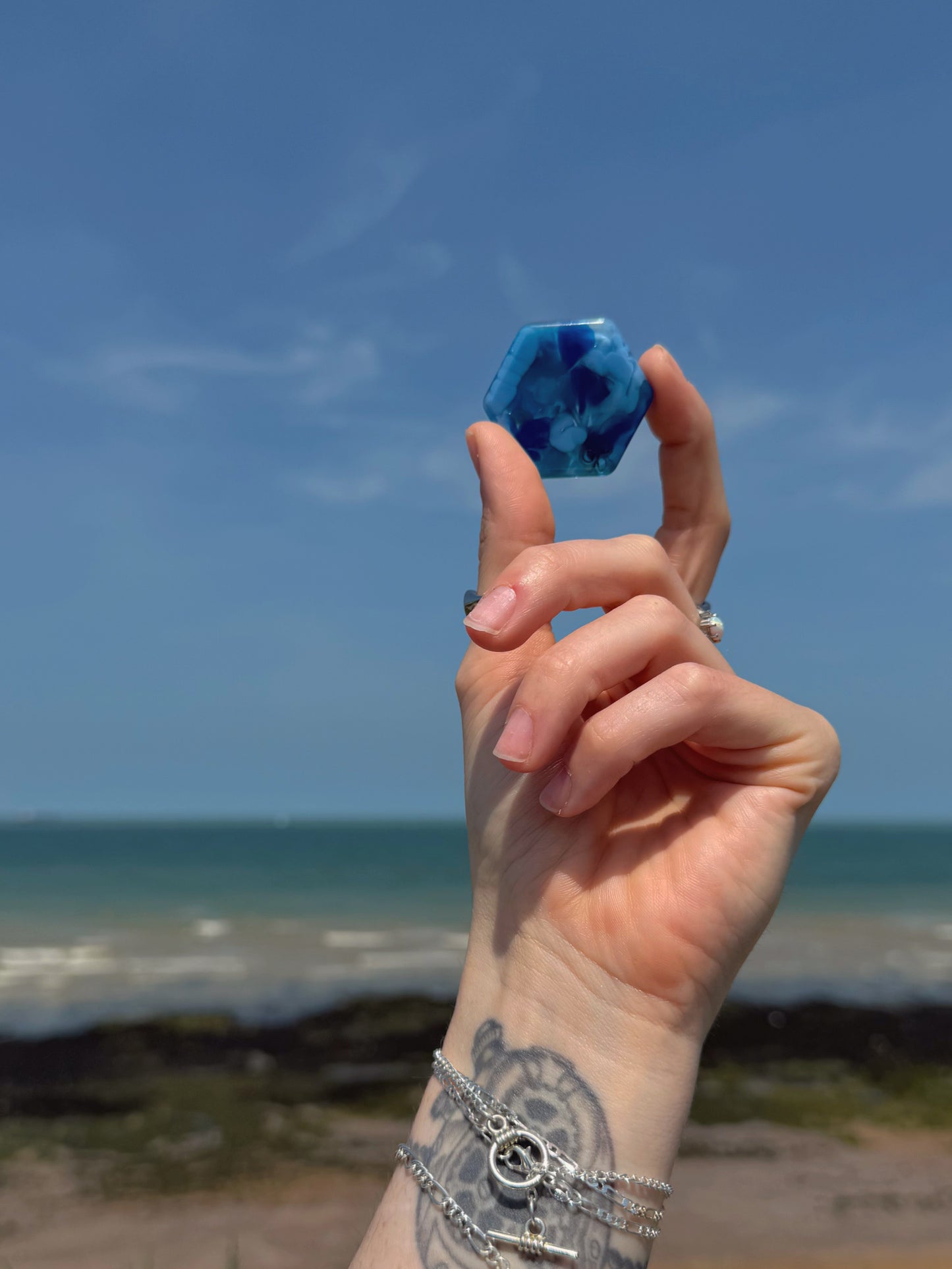 Water finding L hexagon