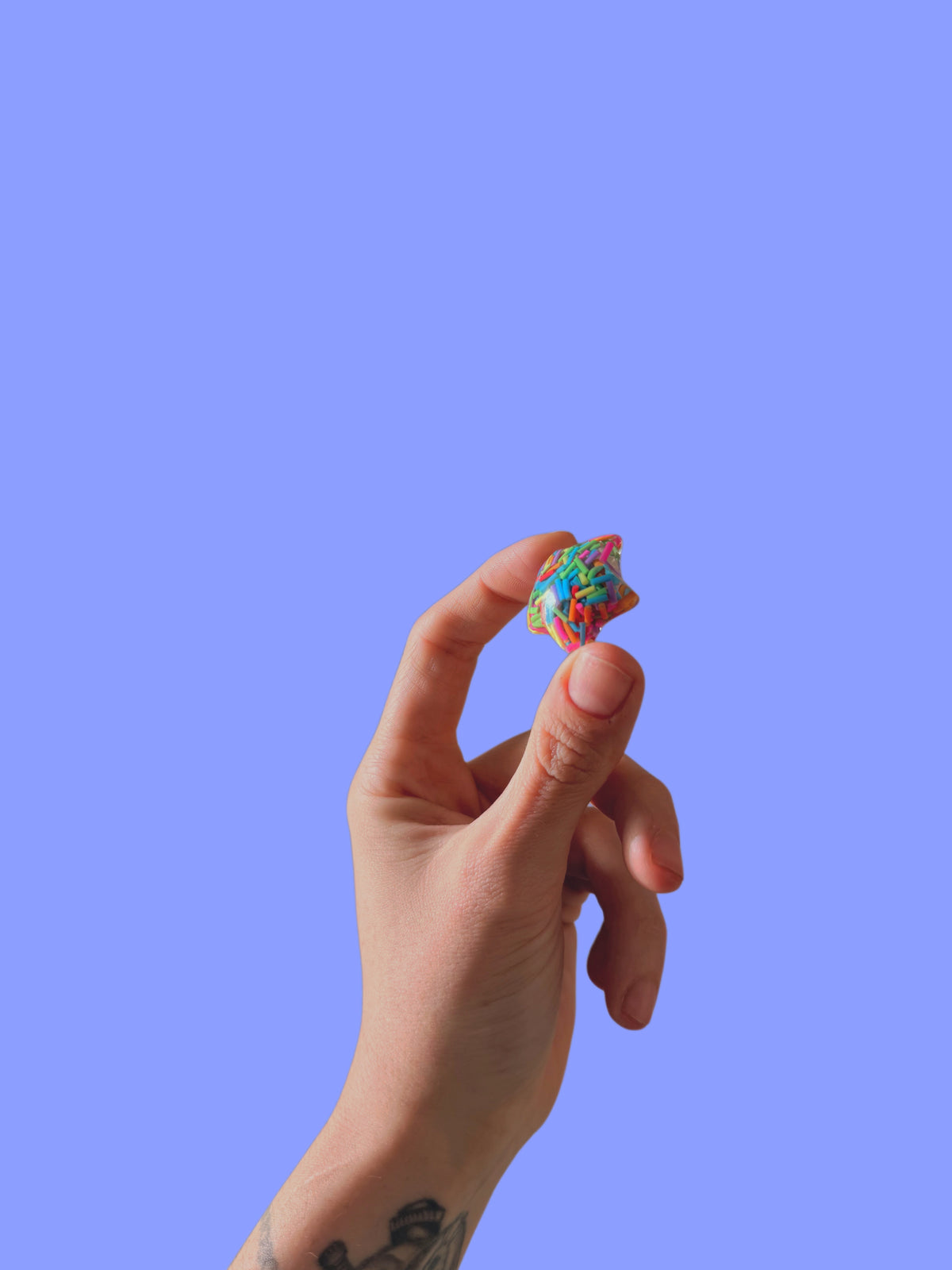 Sprinkle cake bubble star