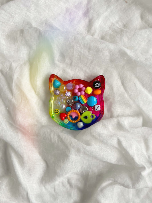 Mini kitty tray: rainbow