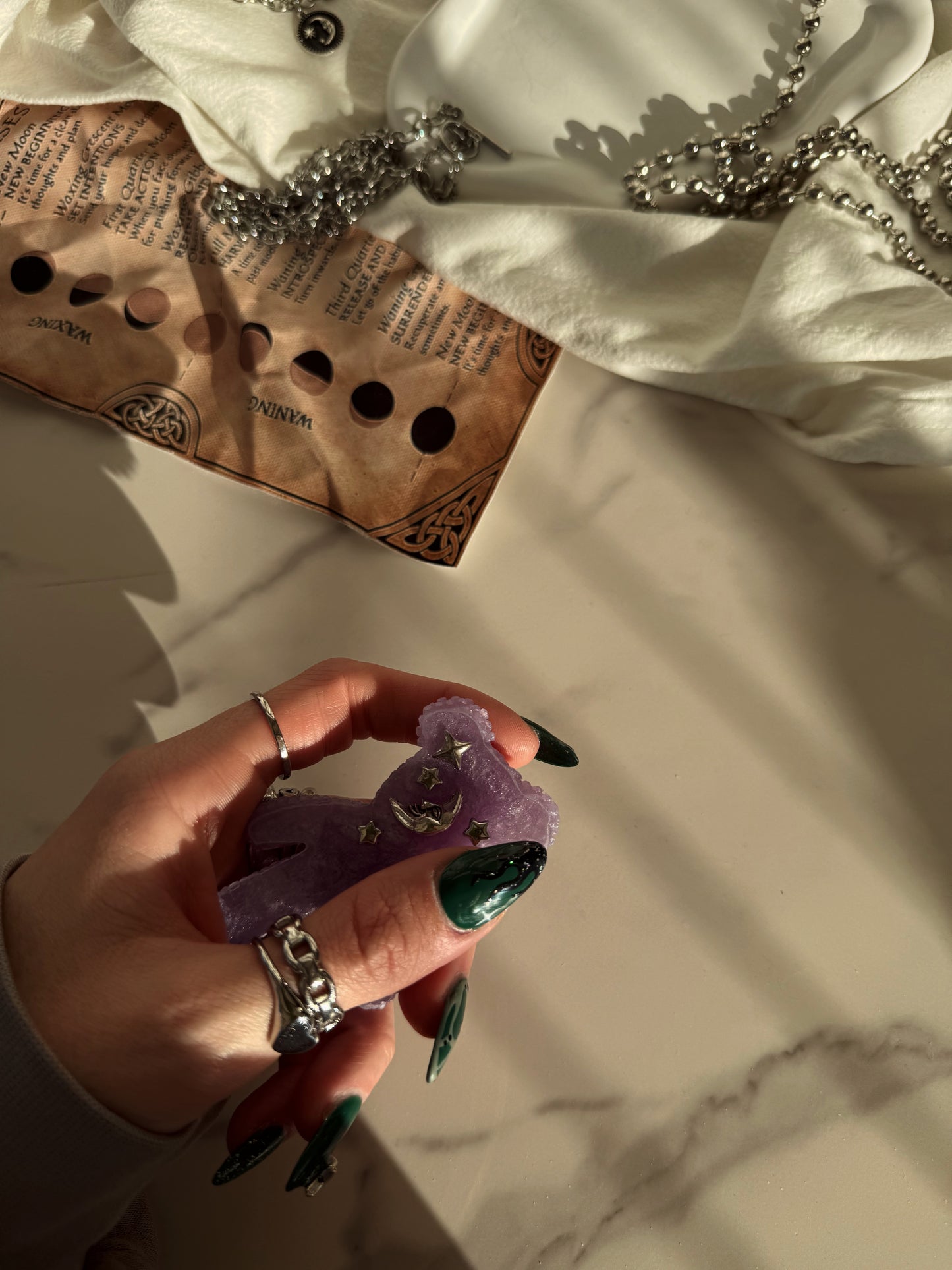 Jagger bear: purple moon catcher