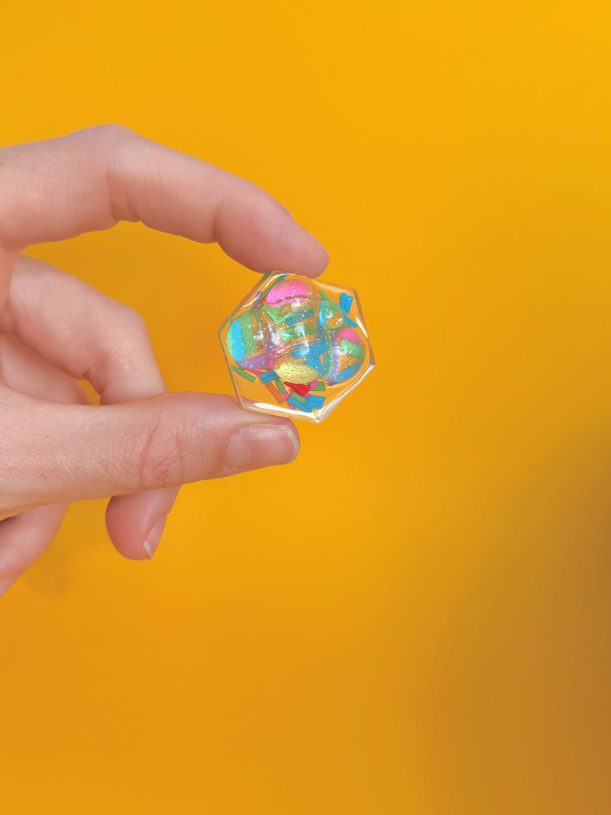 Sparkle cloud: micro hexagon