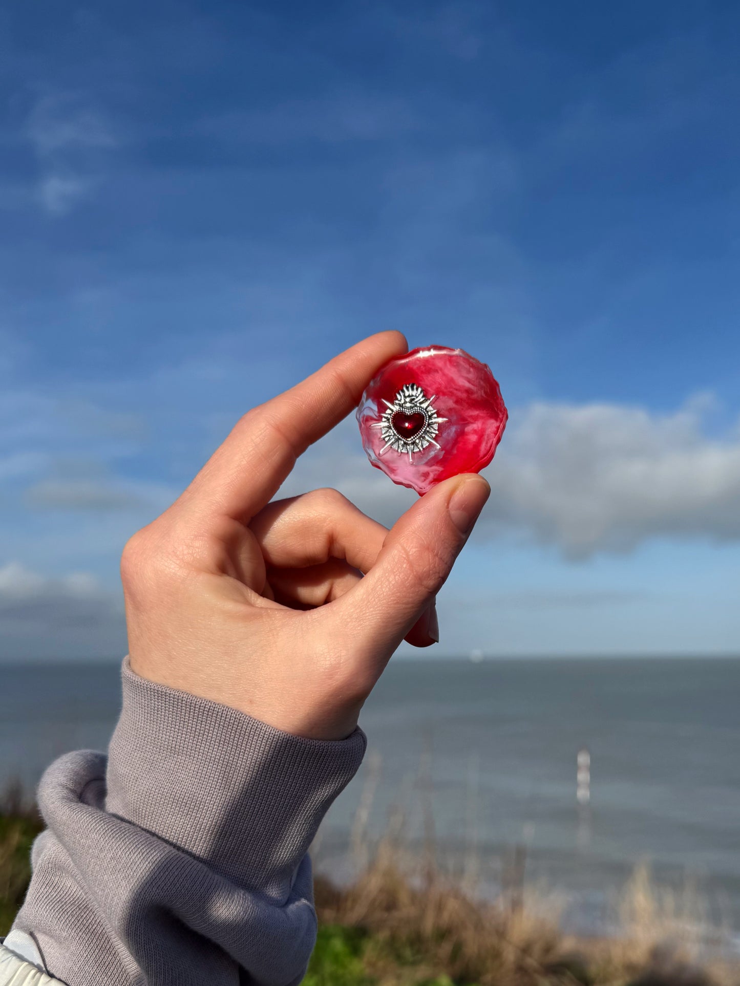 Look after my heart - geode orb