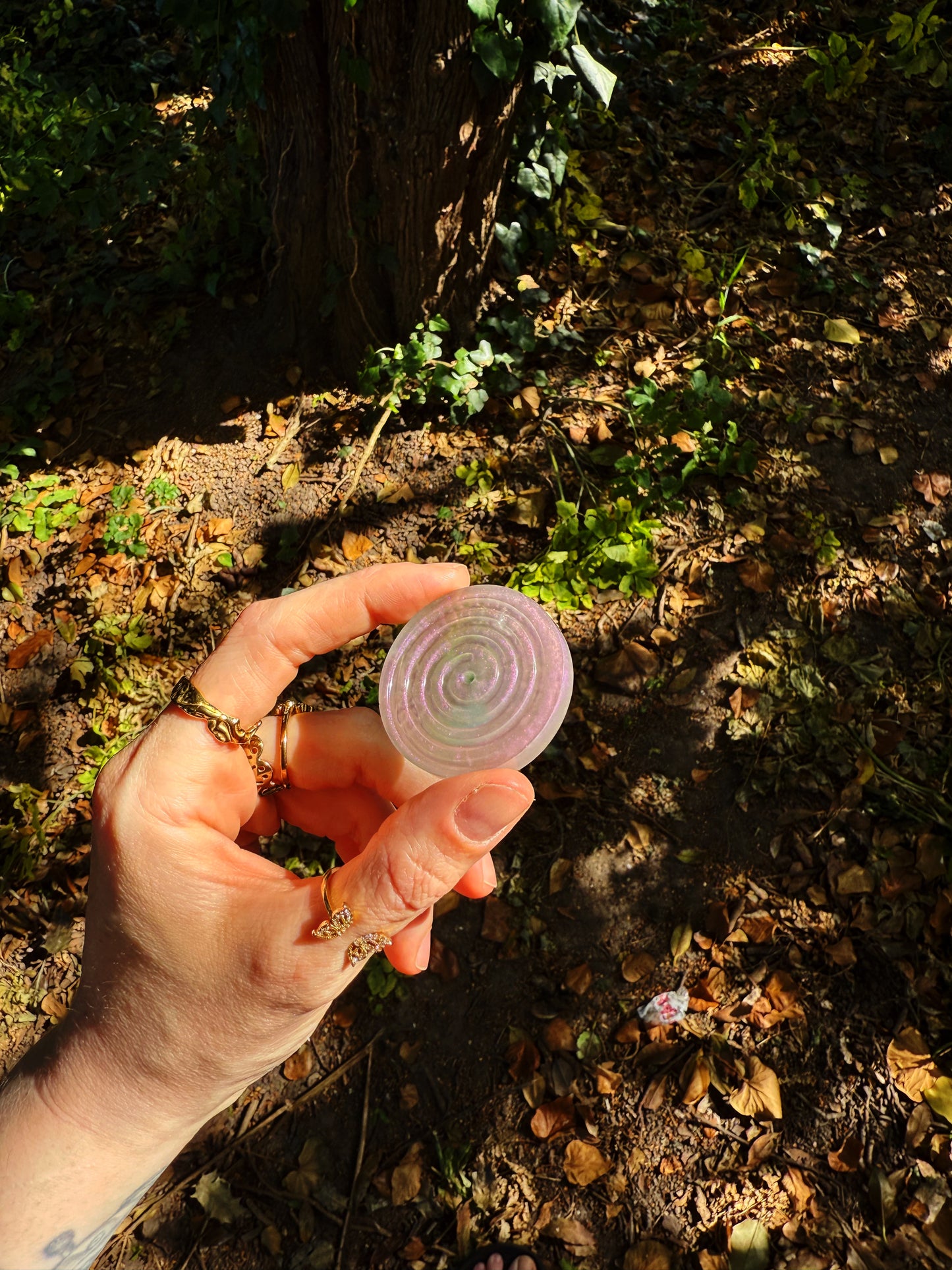 micro ripple: pink butterfly