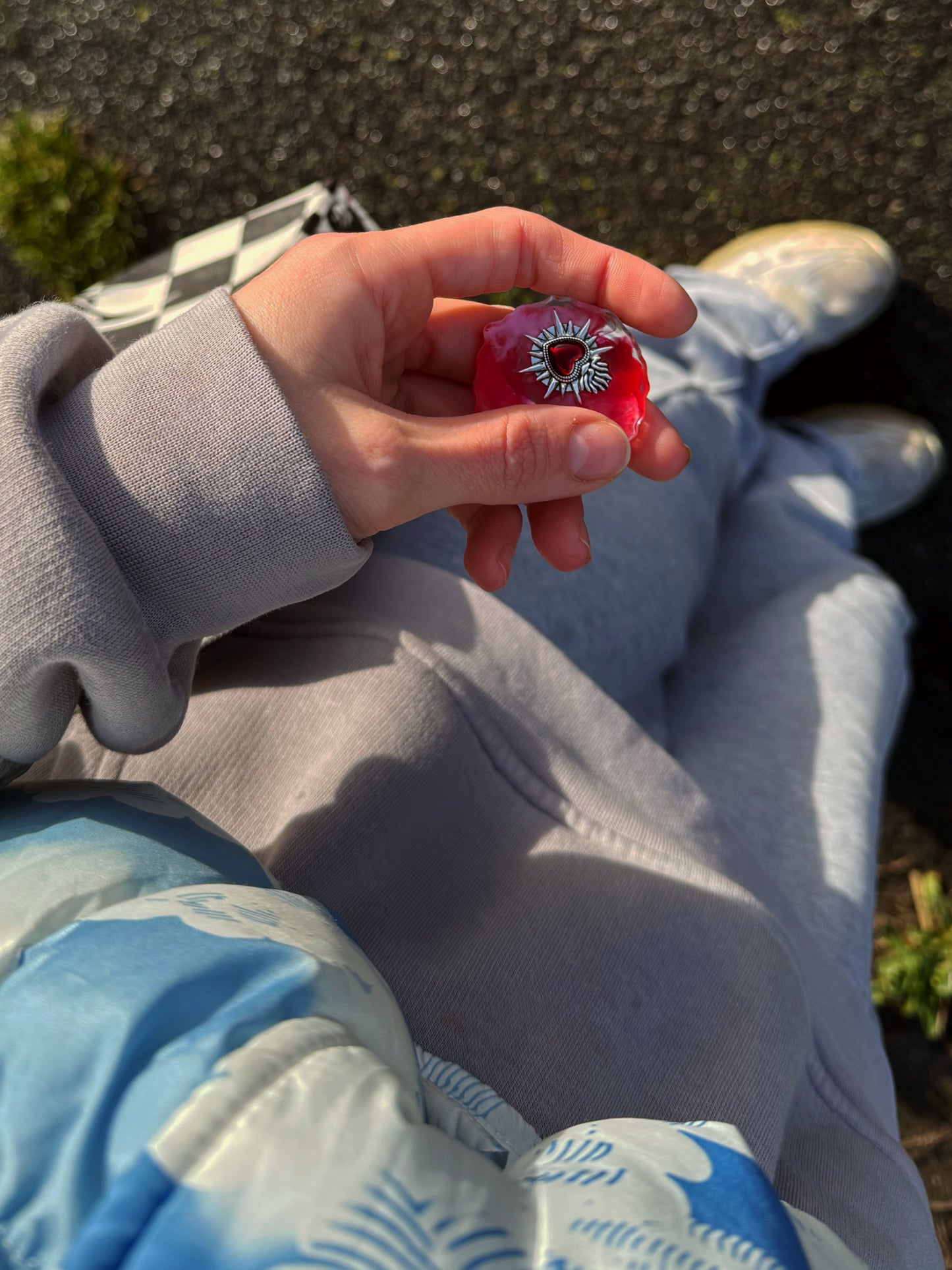 Look after my heart - geode orb