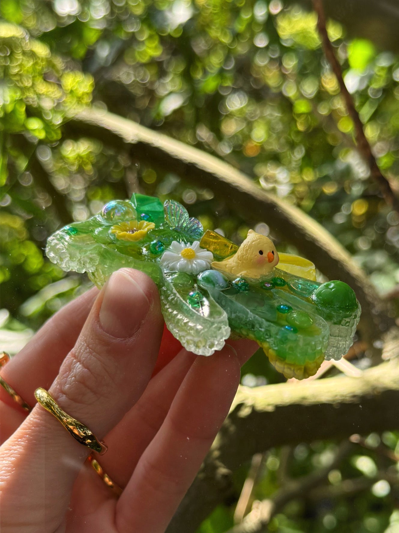 Jagger bear: happy chick
