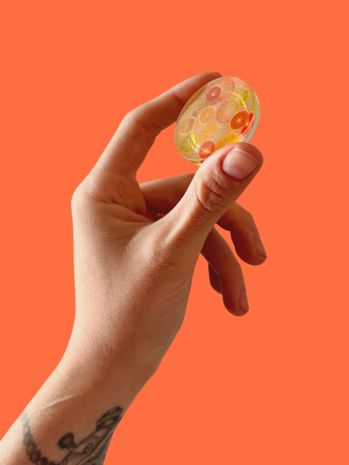 A slice of citrus : worry stone