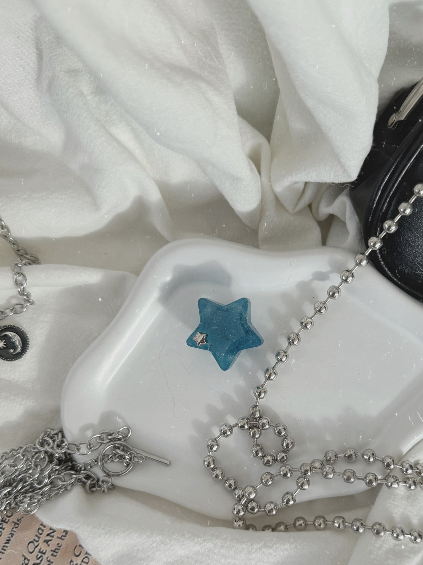 Blue double star & star