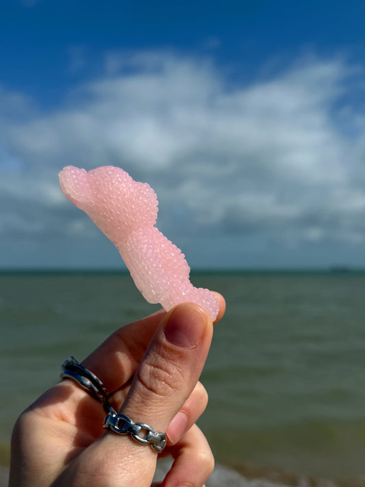 Jagger bear: pink bubble