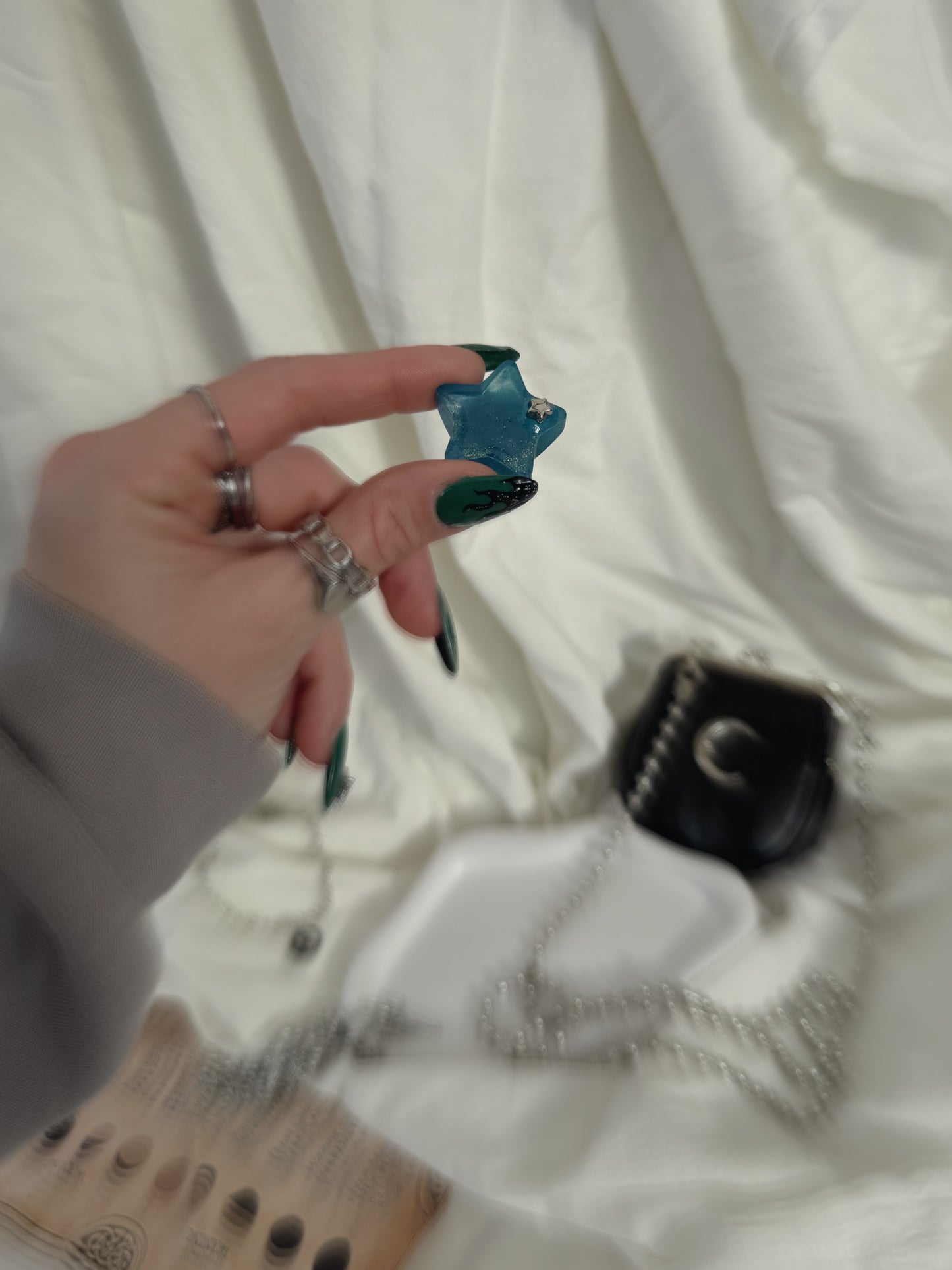 Blue double star & star