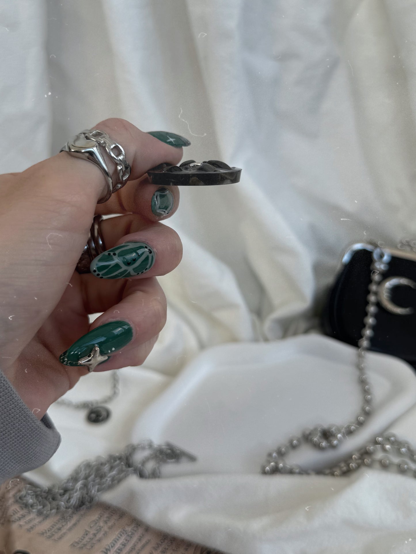 Micro orb: black jasper cave