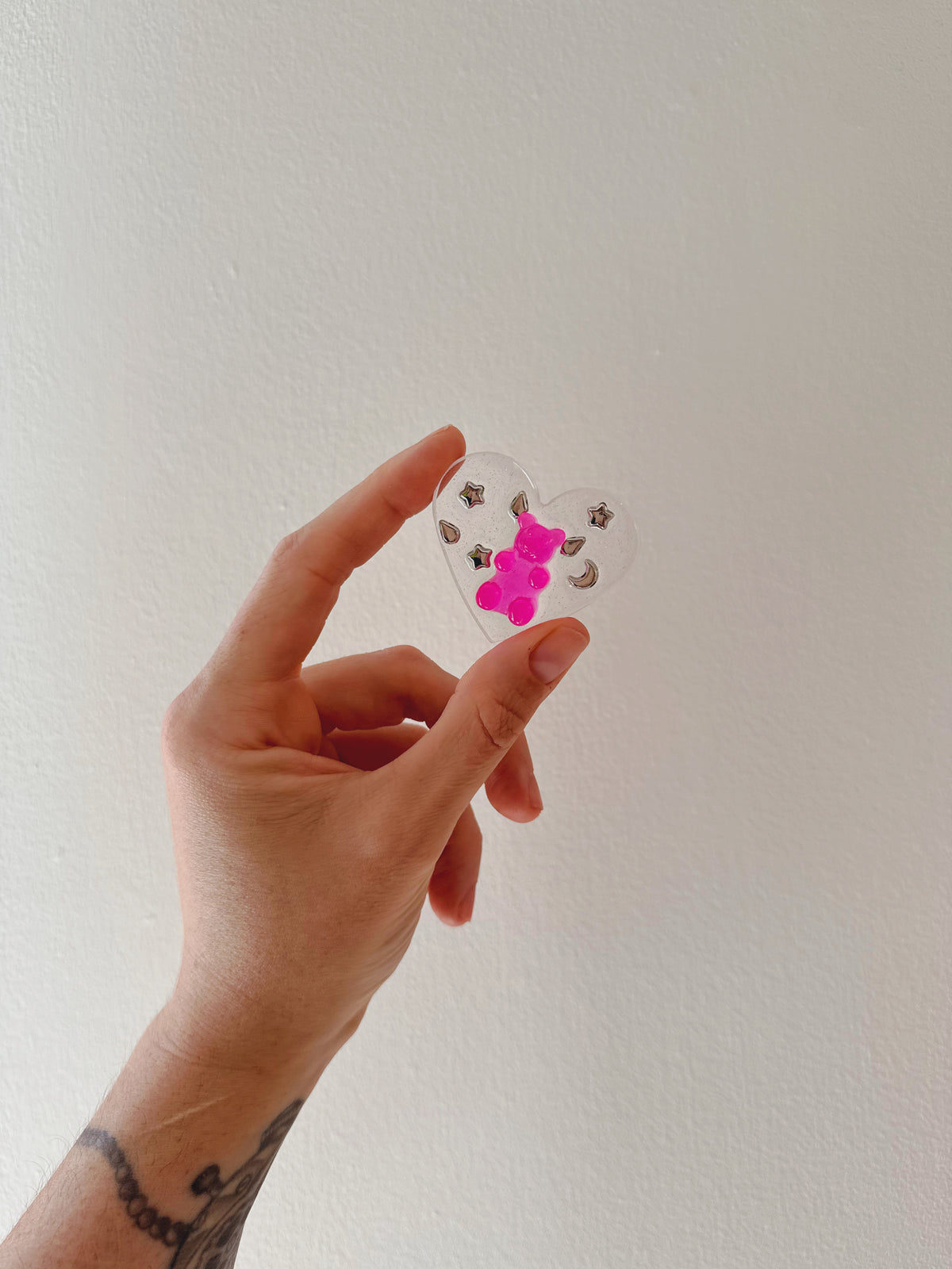 Pink gummy : heart orb