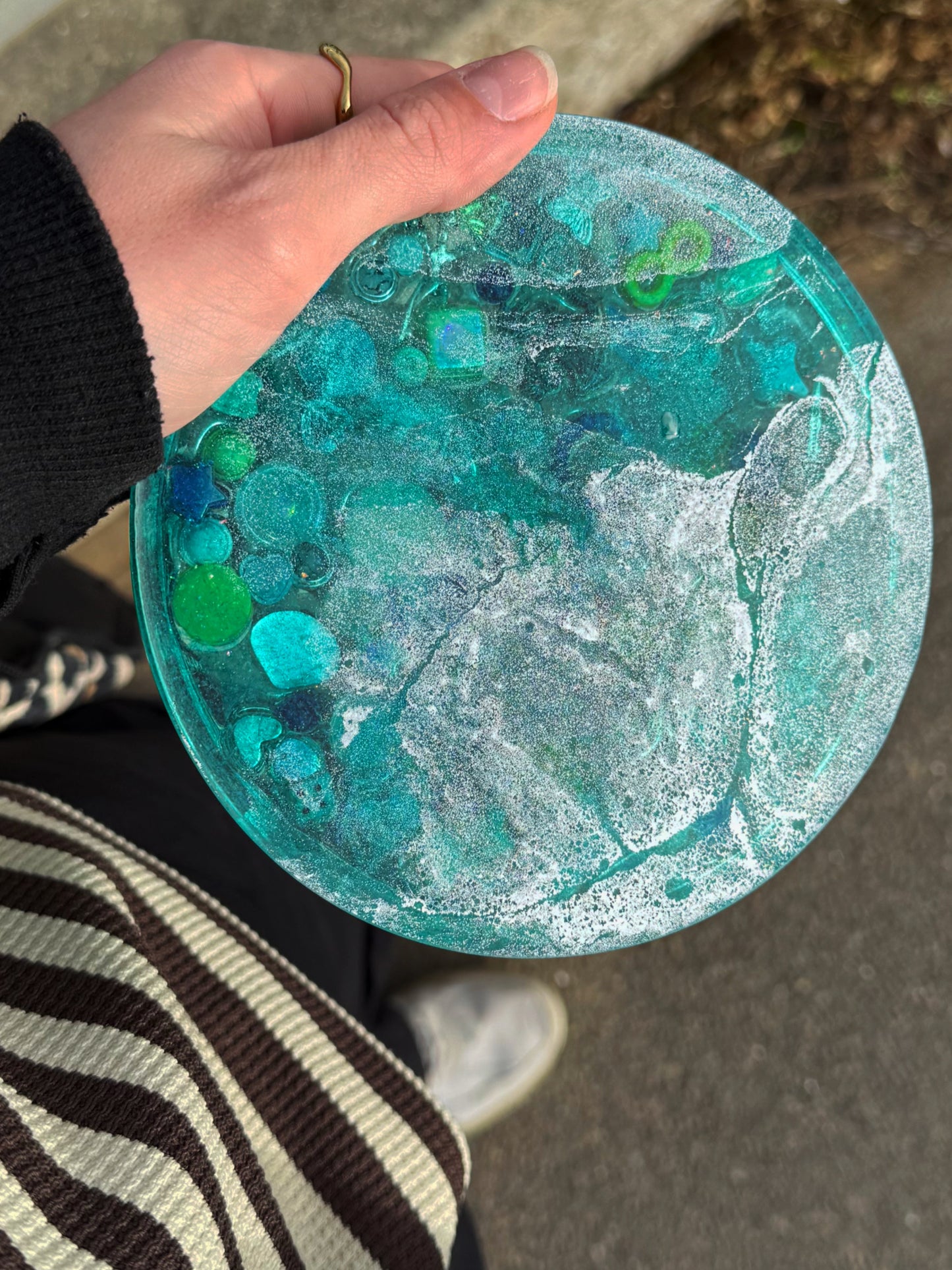 Winter magic sensory plate 151