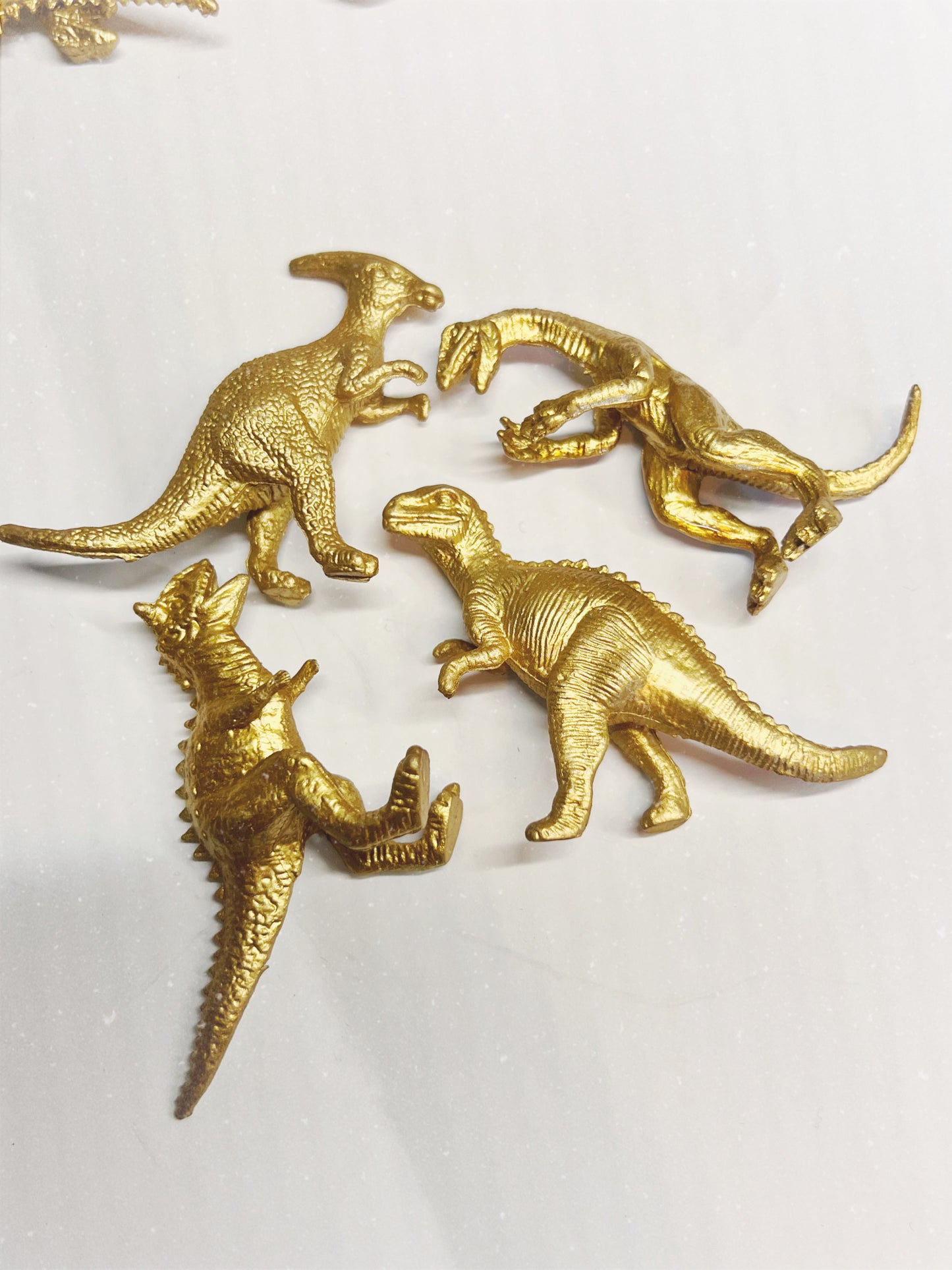 Gold dinosaurs