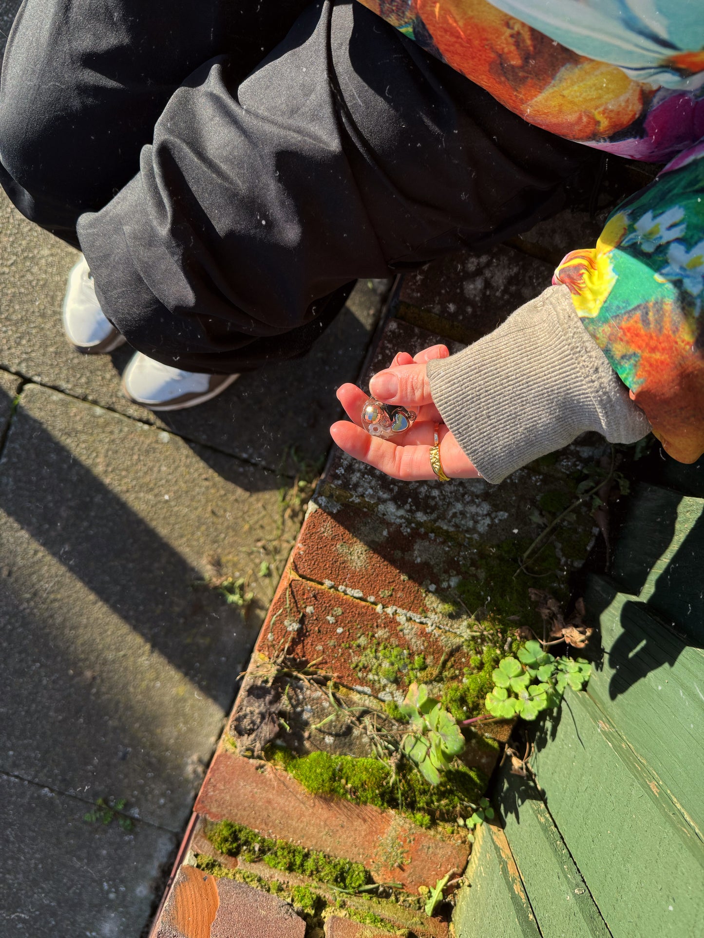 Black and white Disco - Micro oval